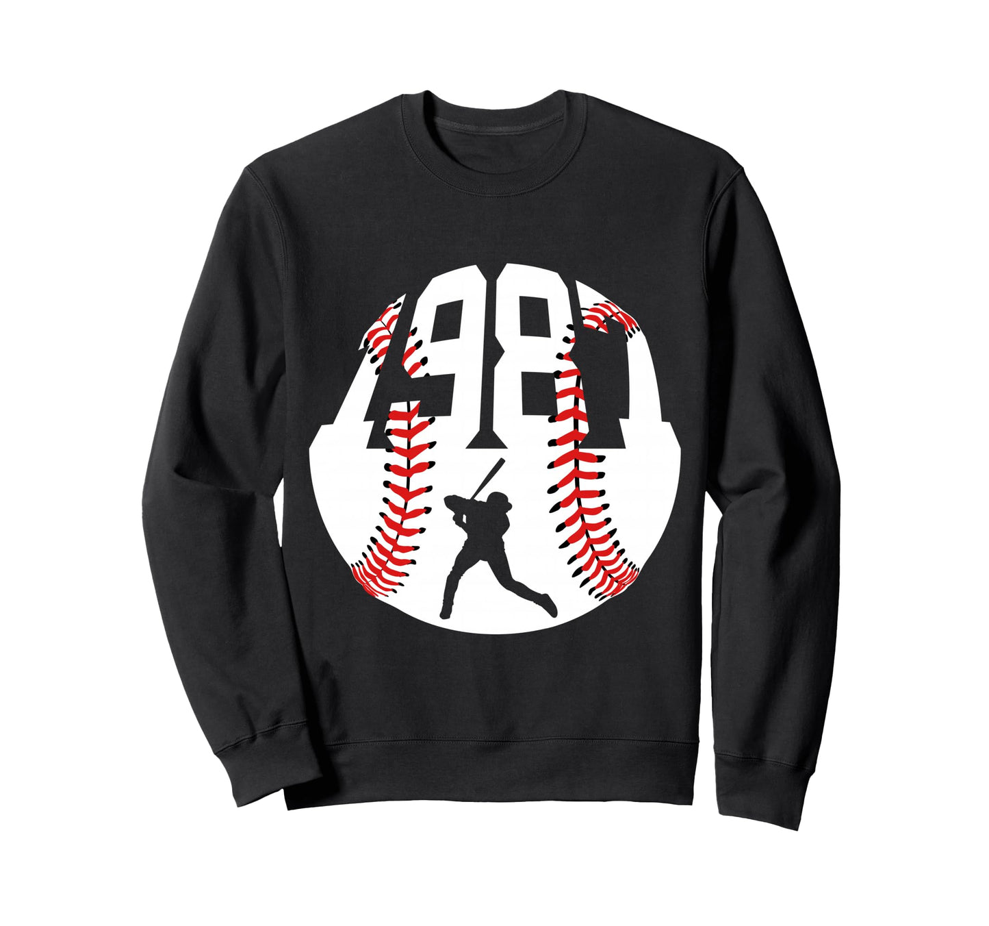 1987 Baseball 39Th Birthday Sweatshirt - Unique Graphic for Adults - T-Shirt, Sweatshirt, Hoodie