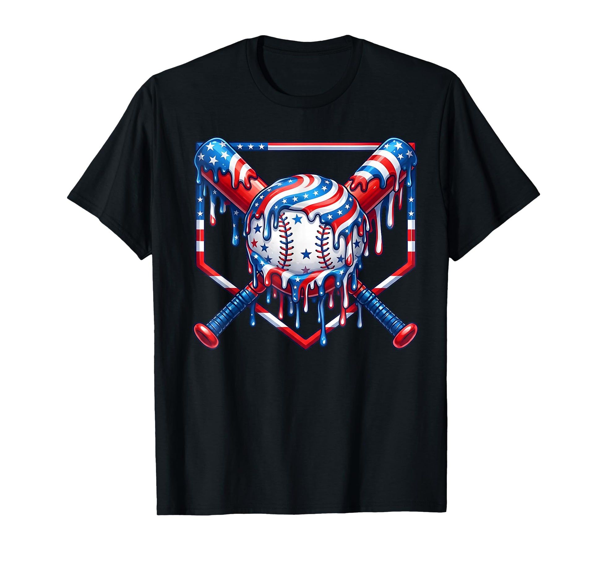 Drip Baseball Lifestyle Mascot Funny T-Shirt - Novelty Apparel for Adults - T-Shirt, Sweatshirt, Hoodie