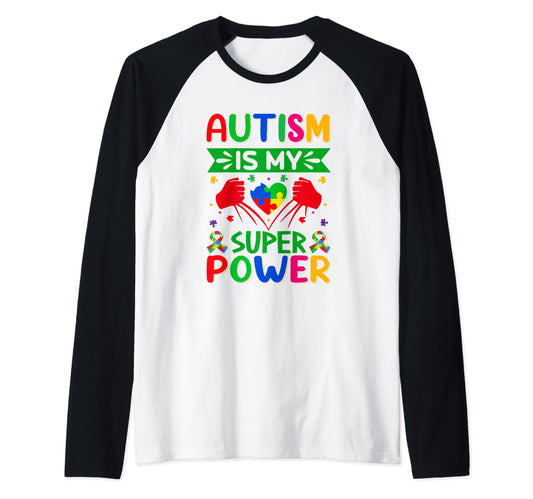 Autism Is My Super Power Autistic Gift T-Shirt - Unique Graphic Men Women - T-Shirt, Sweatshirt, Hoodie