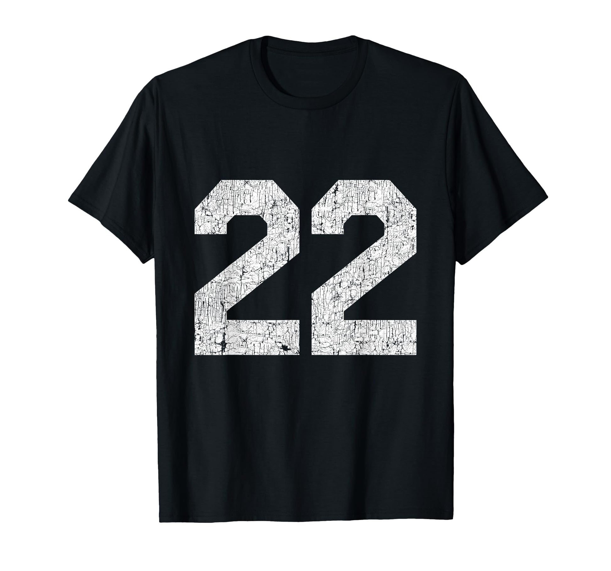 22 Jersey Uniform Varsity Sports Number T-Shirt - Graphic Print Men Women - T-Shirt, Sweatshirt, Hoodie