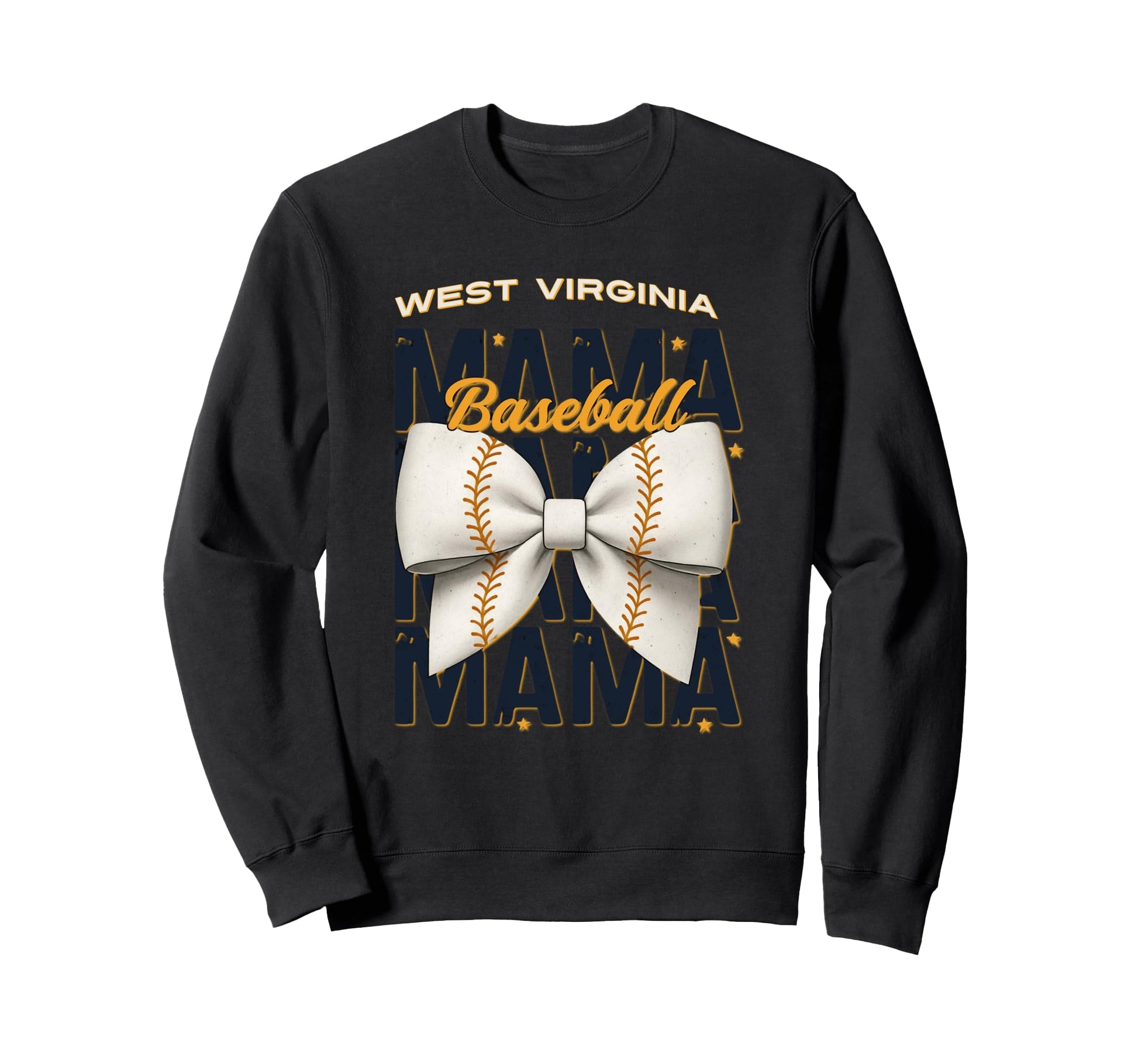 West Virginia Baseball Mama Coquette Sweatshirt - Aesthetic Graphic Unisex - T-Shirt, Sweatshirt, Hoodie