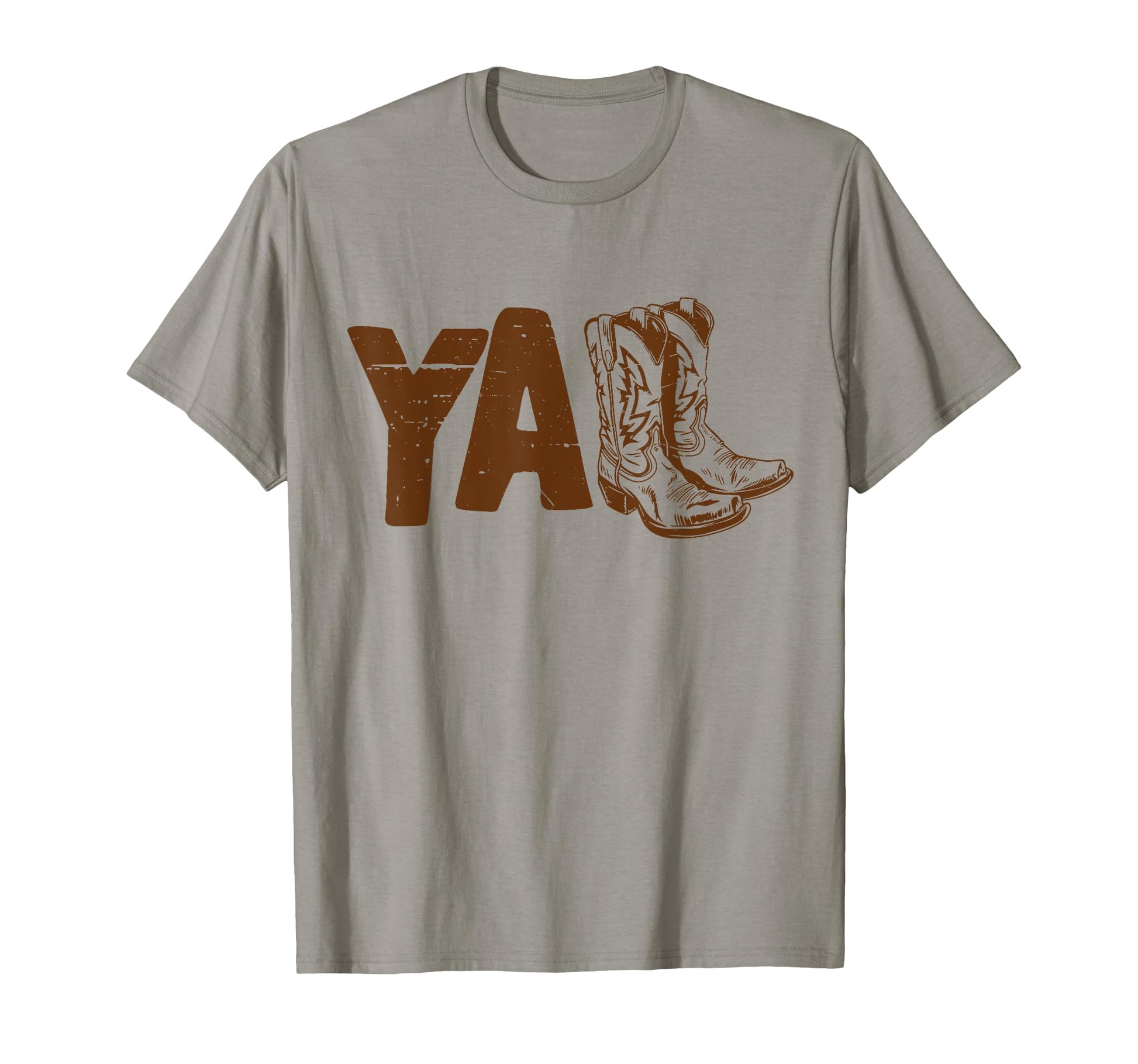 Yall Cowboy Boots Country Western T-Shirt - Unique Graphic Men Women - T-Shirt, Sweatshirt, Hoodie