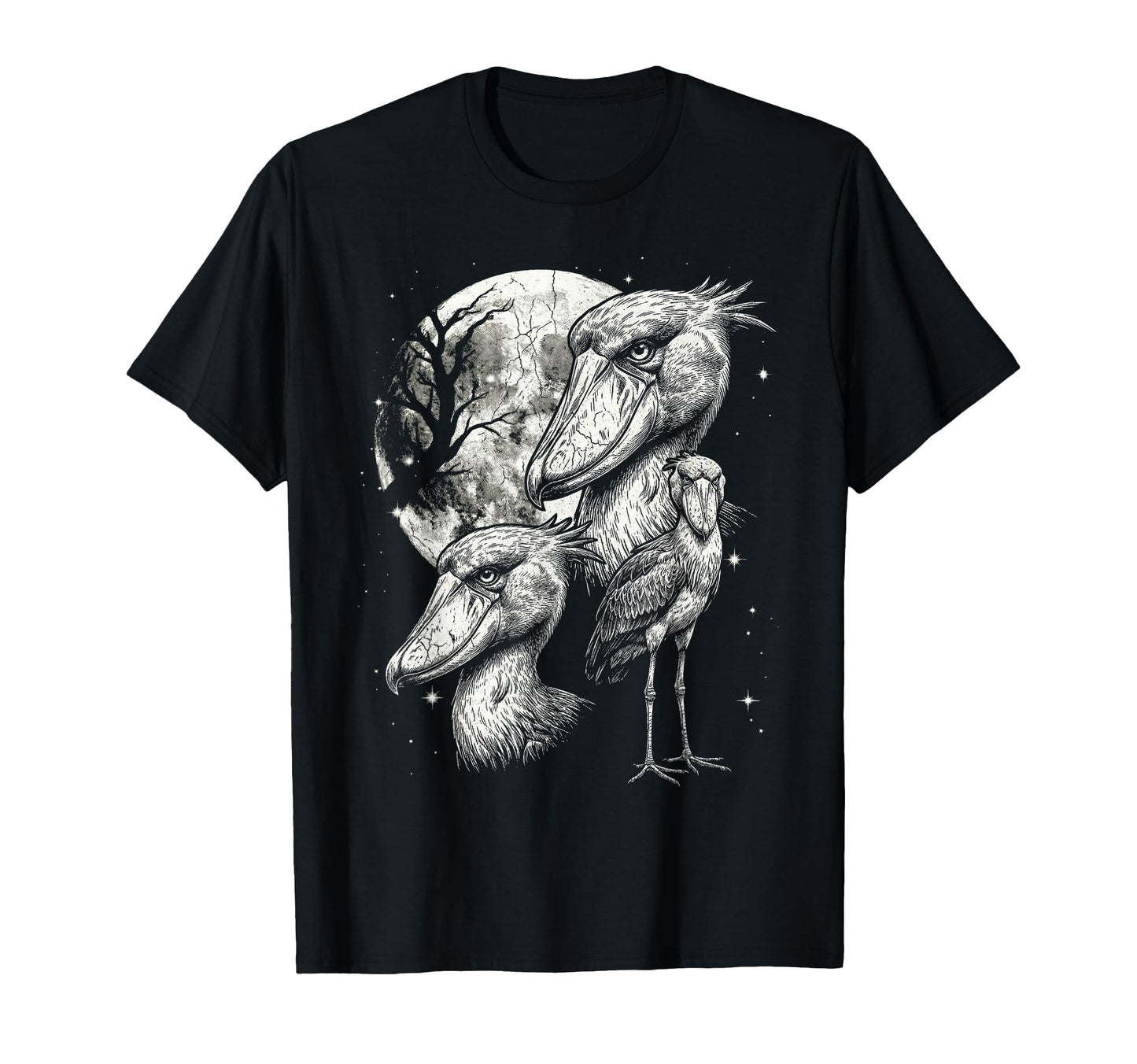 Shoebill Stork 90S Aesthetic Y2K T-Shirt - Casual Everyday Wear Men Women - T-Shirt, Sweatshirt, Hoodie