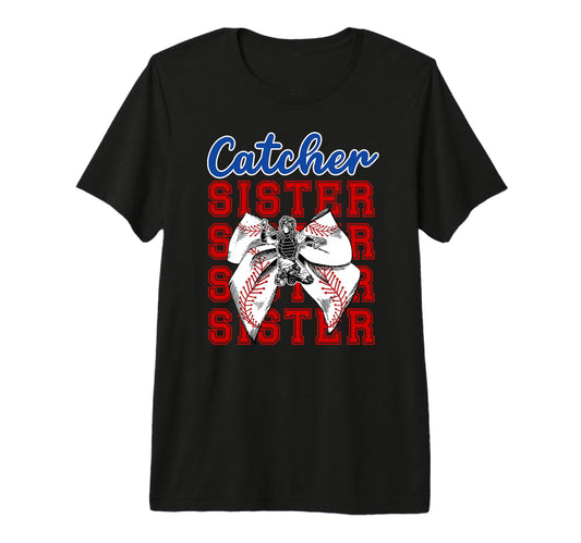 Baseball Catcher Sister Baseball T-Shirt - Novelty Apparel Men Women - T-Shirt, Sweatshirt, Hoodie
