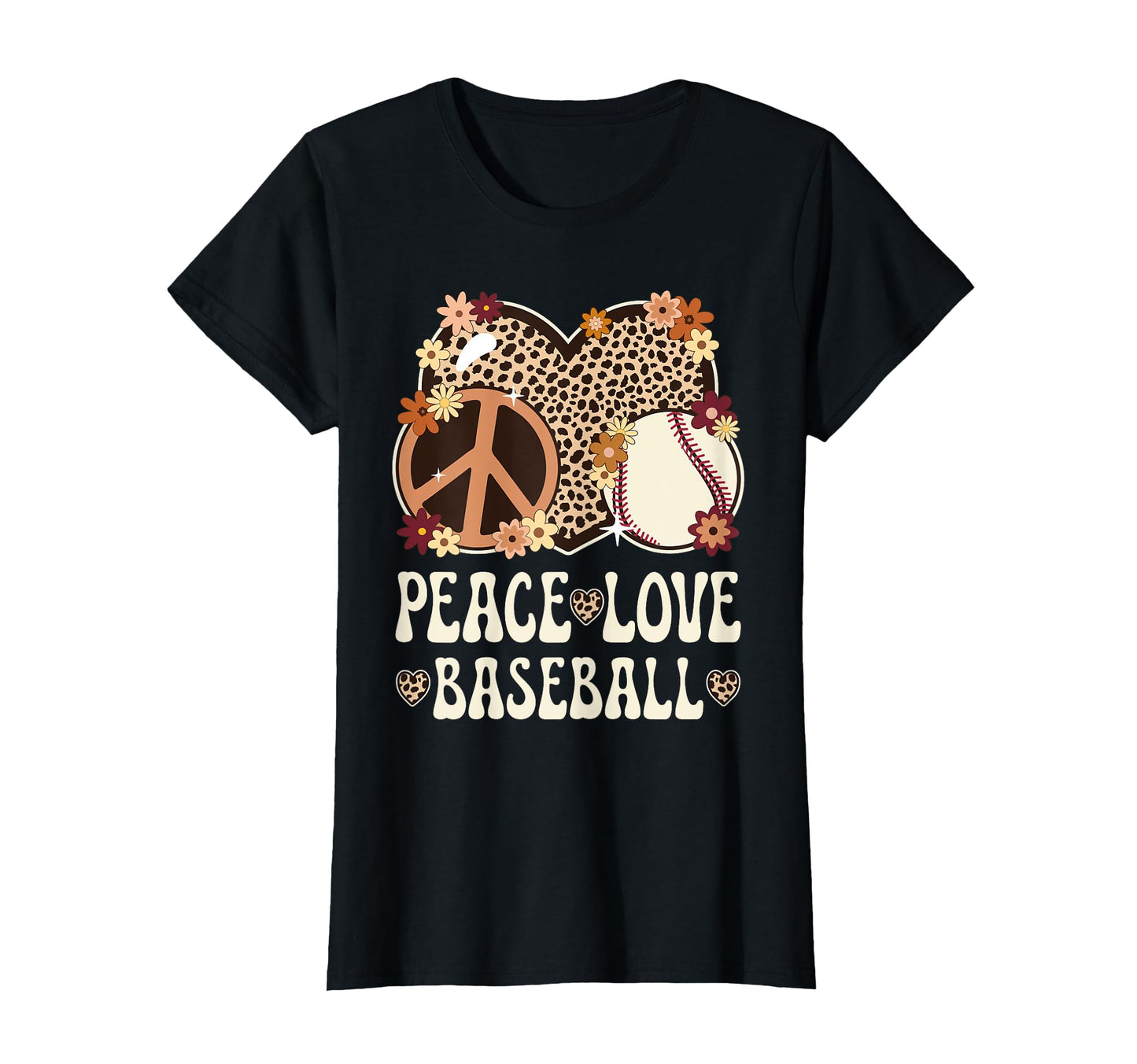Peace Love Baseball Lover Outfit T-Shirt - Streetwear Style for Adults - T-Shirt, Sweatshirt, Hoodie
