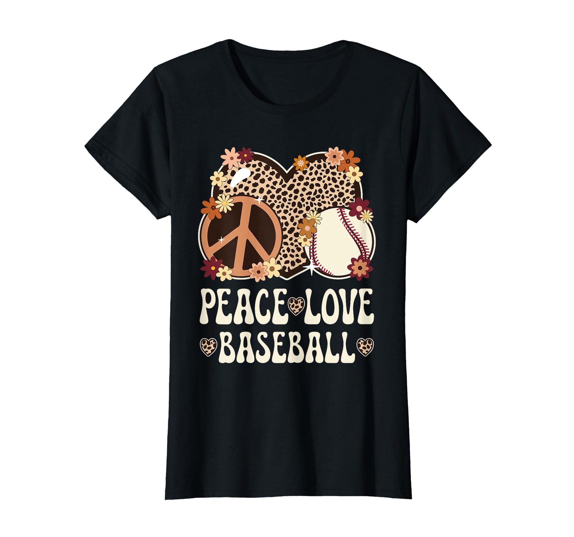 Peace Love Baseball Lover Outfit T-Shirt - Streetwear Style for Adults - T-Shirt, Sweatshirt, Hoodie