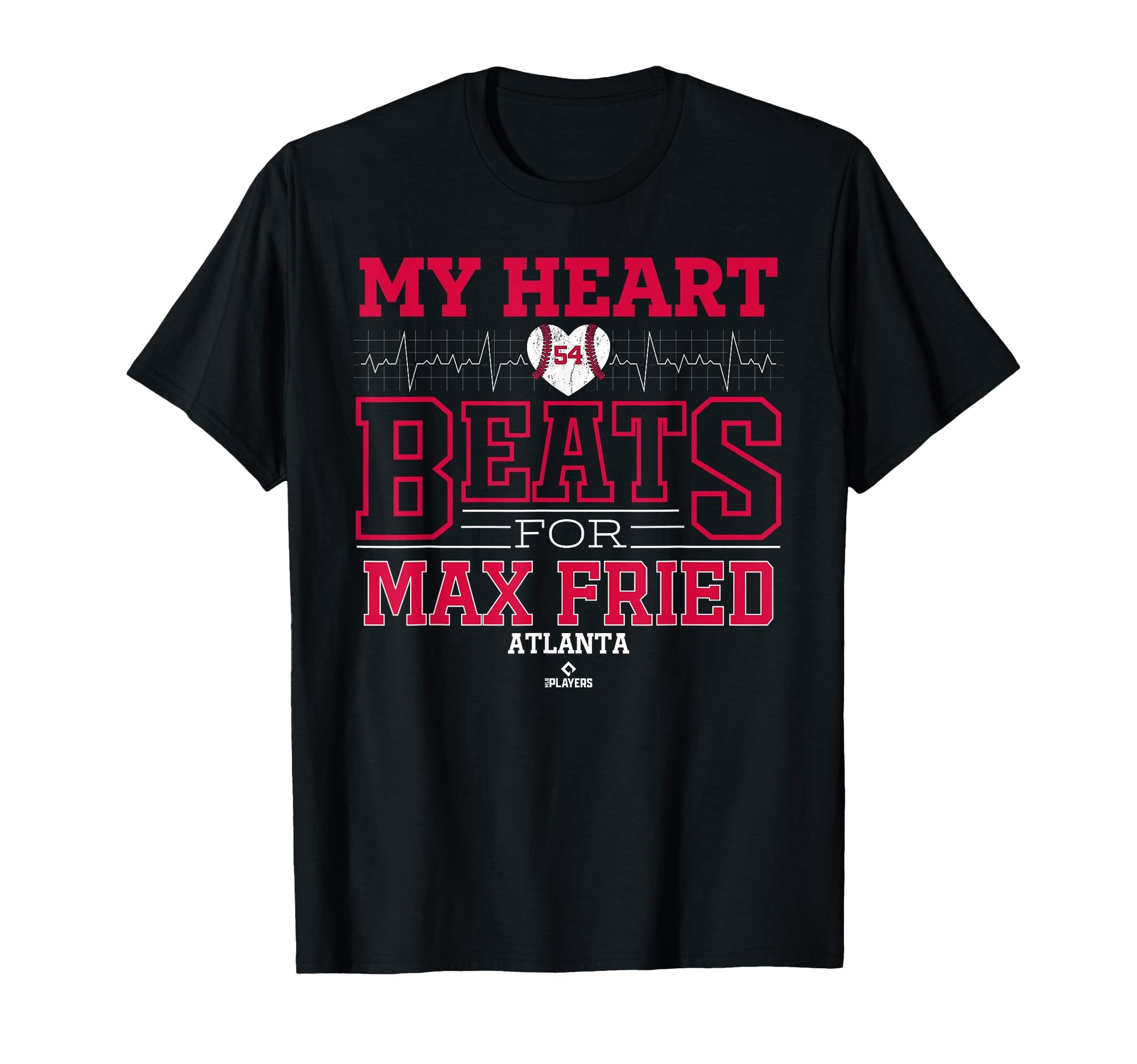 My Heart Beats Max Fried Atlanta T-Shirt - Aesthetic Graphic for Adults - T-Shirt, Sweatshirt, Hoodie