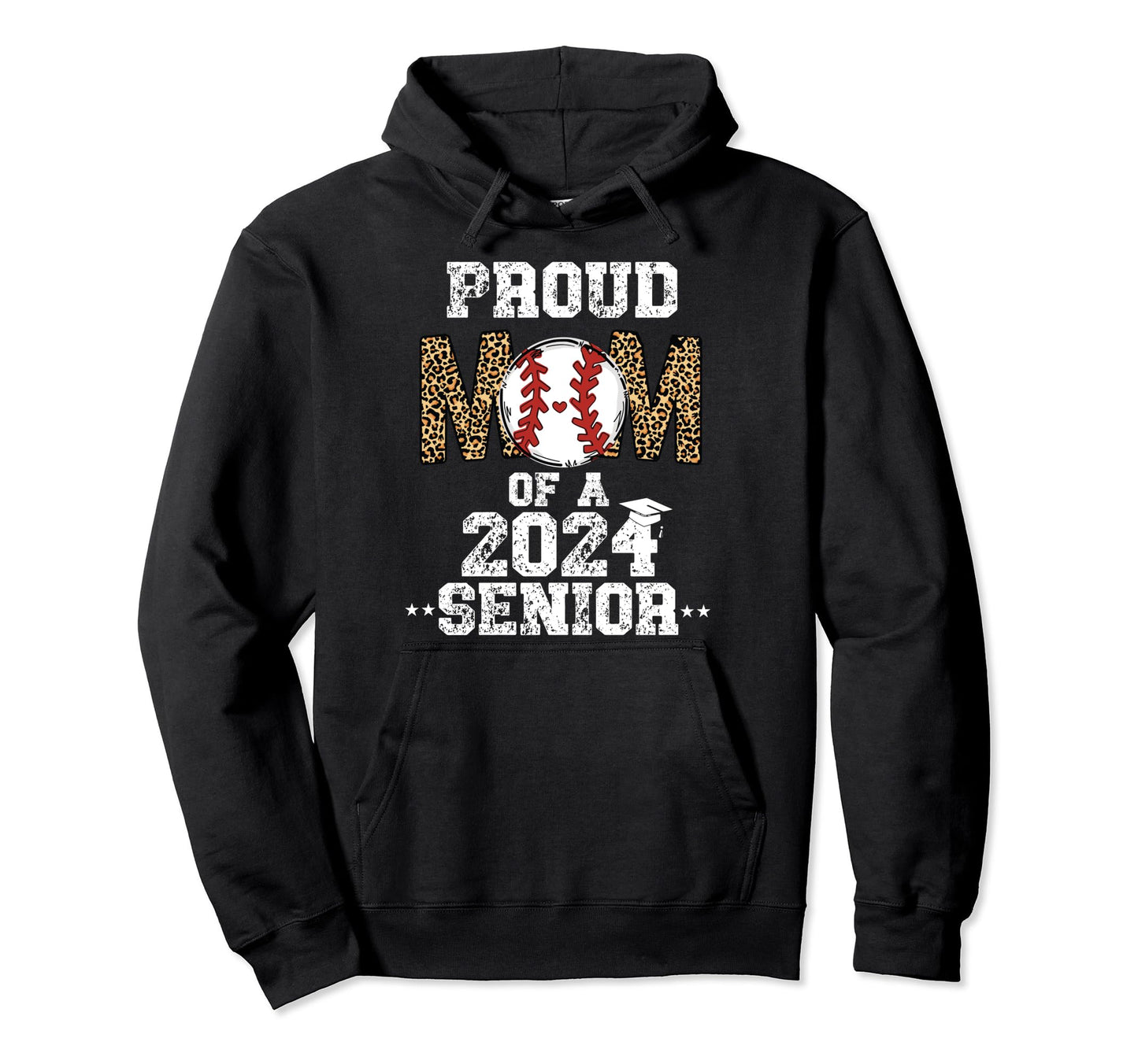 Womens Proud Mom 2024 Senior Class Hoodie - Minimalist Print Men Women - T-Shirt, Sweatshirt, Hoodie