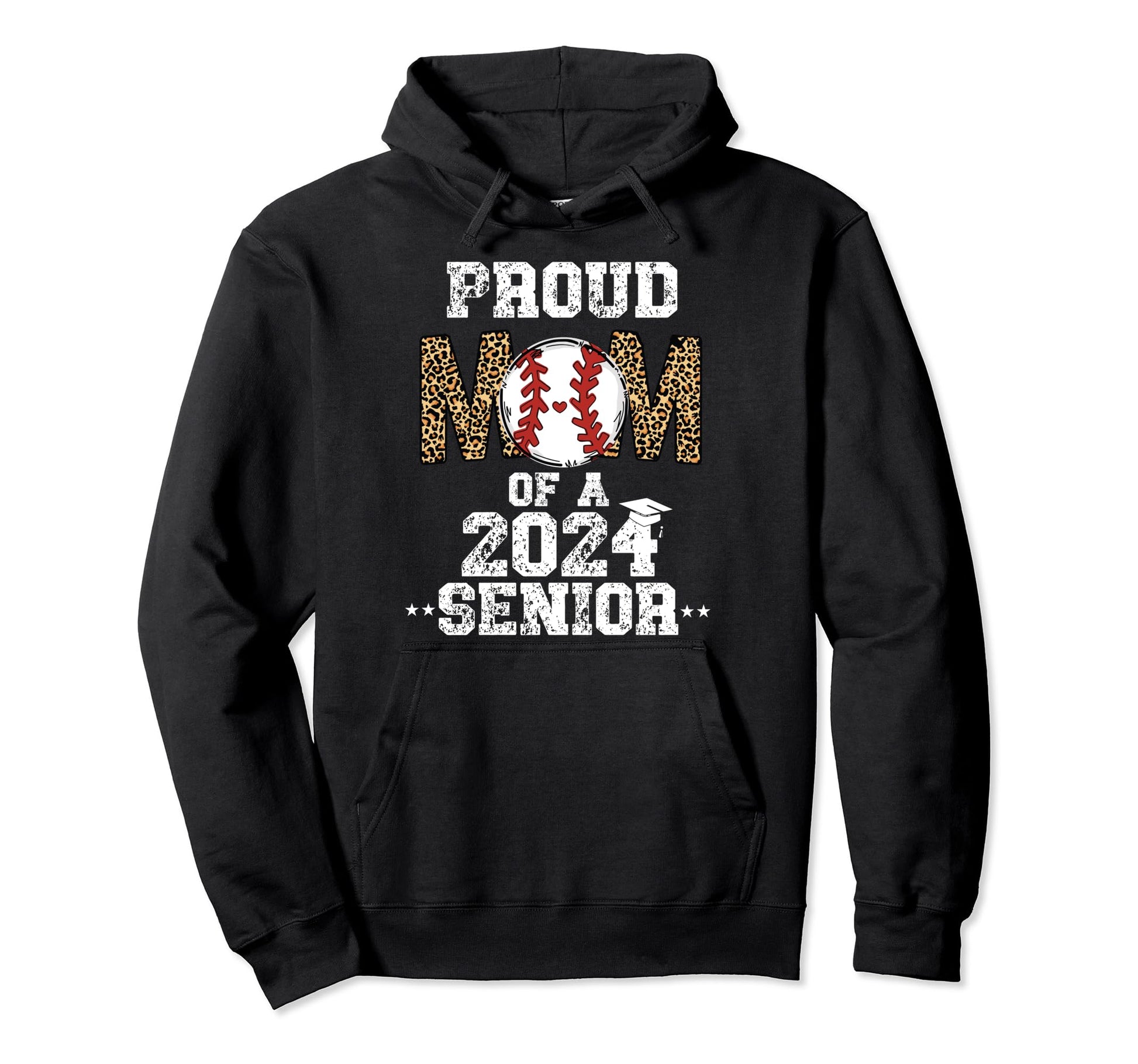 Womens Proud Mom 2024 Senior Class Hoodie - Minimalist Print Men Women - T-Shirt, Sweatshirt, Hoodie