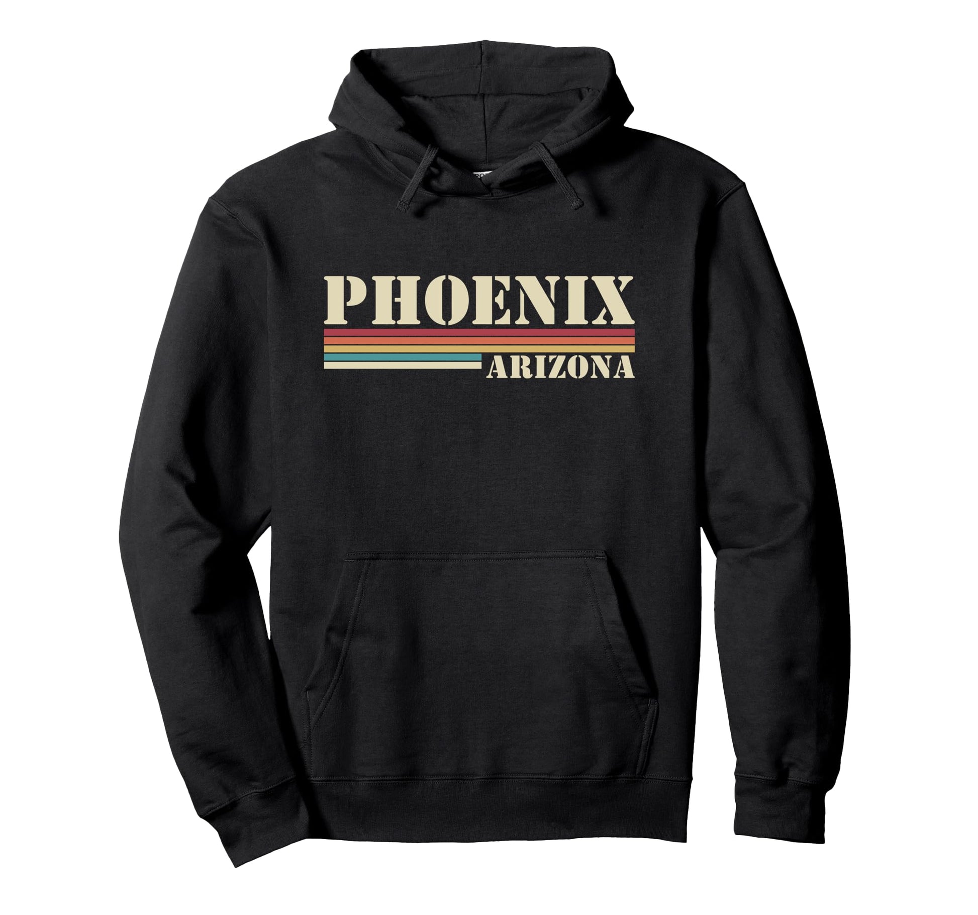 Phoenix Arizona Stripes Hoodie - Graphic Print Unisex - T-Shirt, Sweatshirt, Hoodie