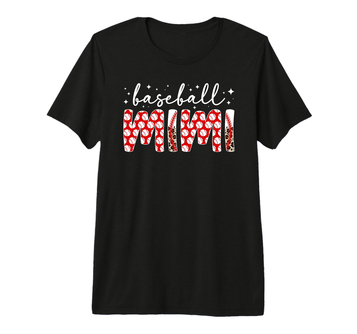 Baseball Mimi Leopard Mimi Baseball T-Shirt - Graphic Print for Adults - T-Shirt, Sweatshirt, Hoodie