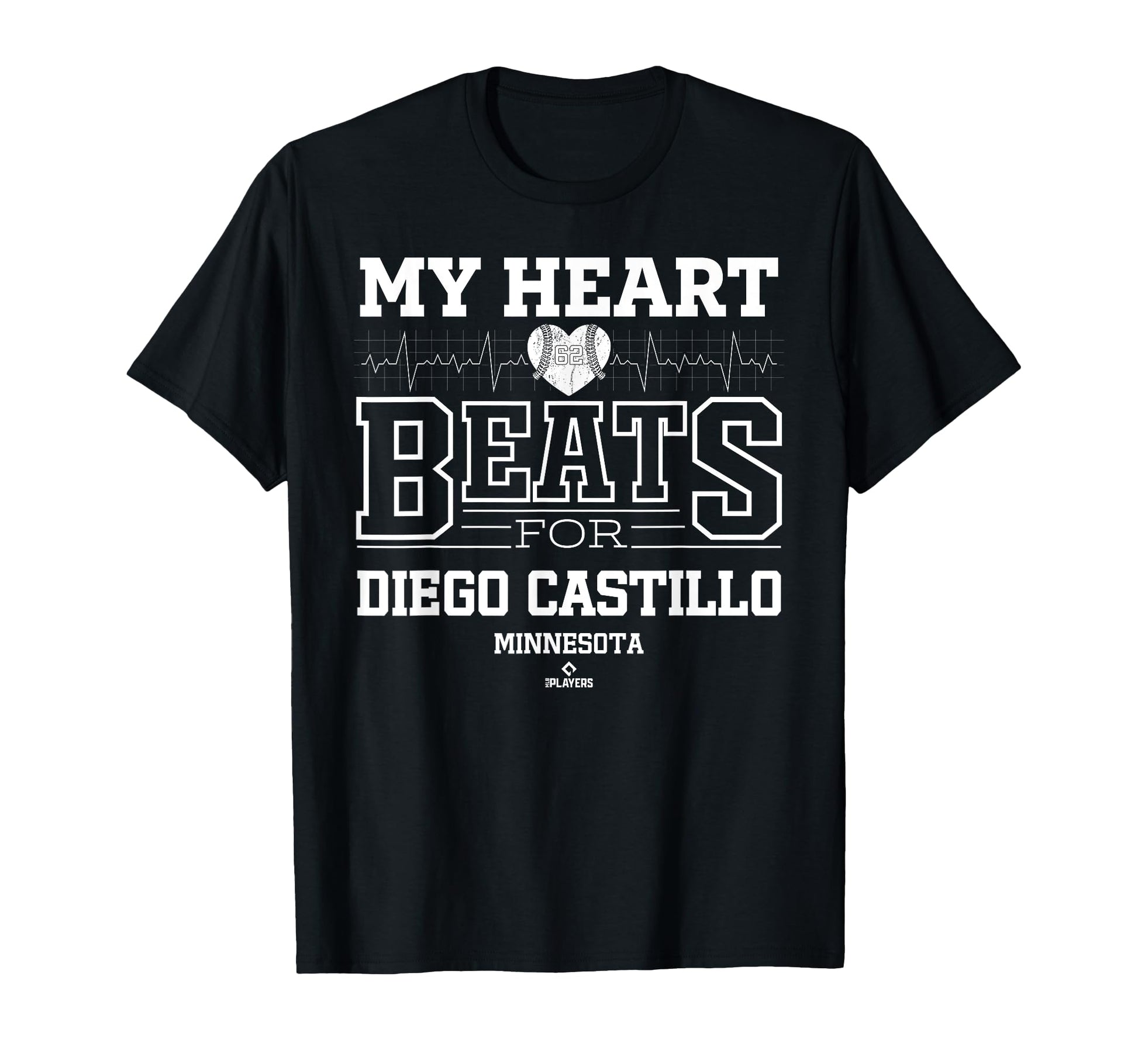 My Heart Beats Diego Castillo Minnesota T-Shirt - Graphic Print Unisex - T-Shirt, Sweatshirt, Hoodie