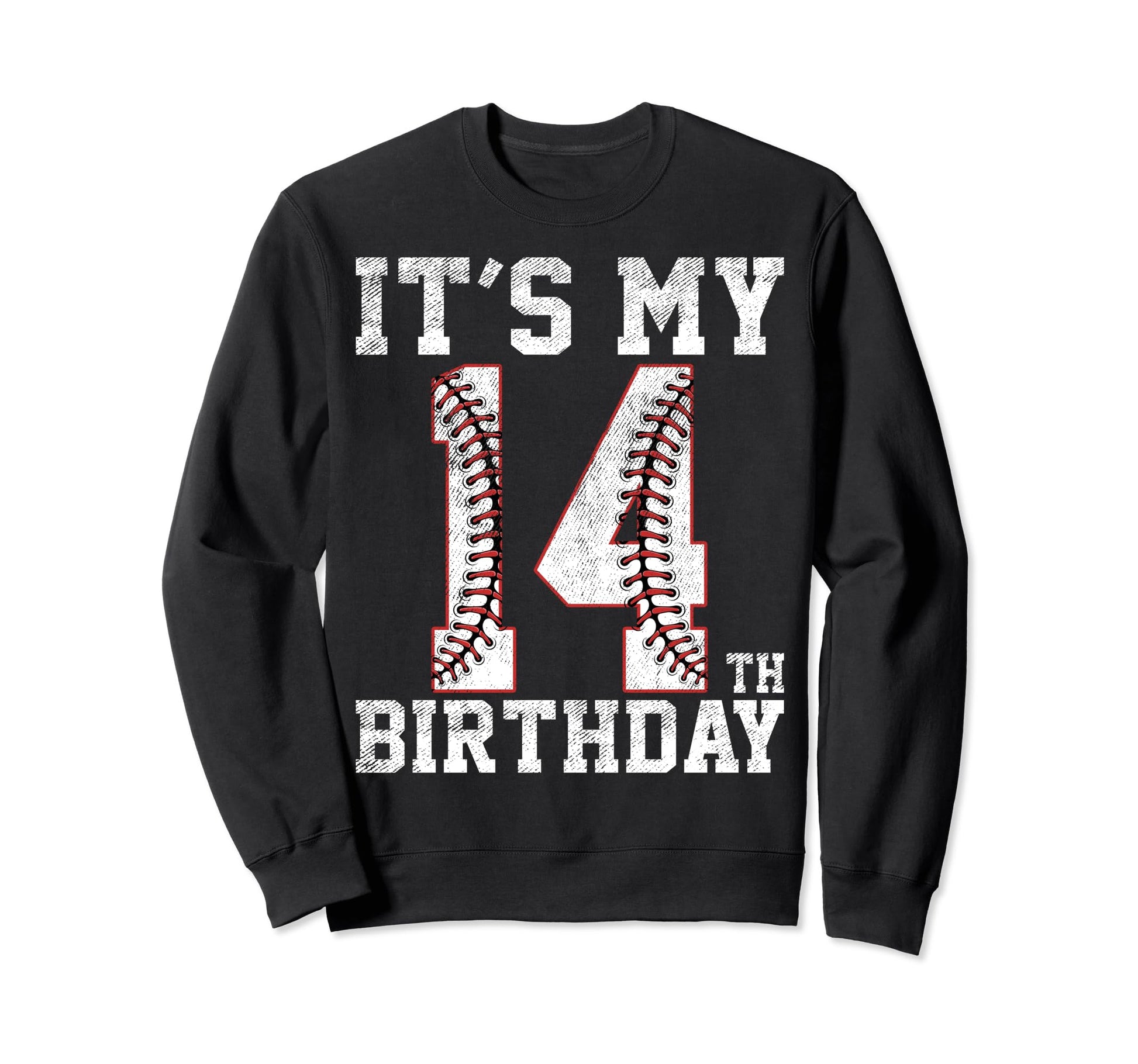 14Th Birthday Baseball Party 14 Sweatshirt - Casual Everyday Wear Unisex - T-Shirt, Sweatshirt, Hoodie