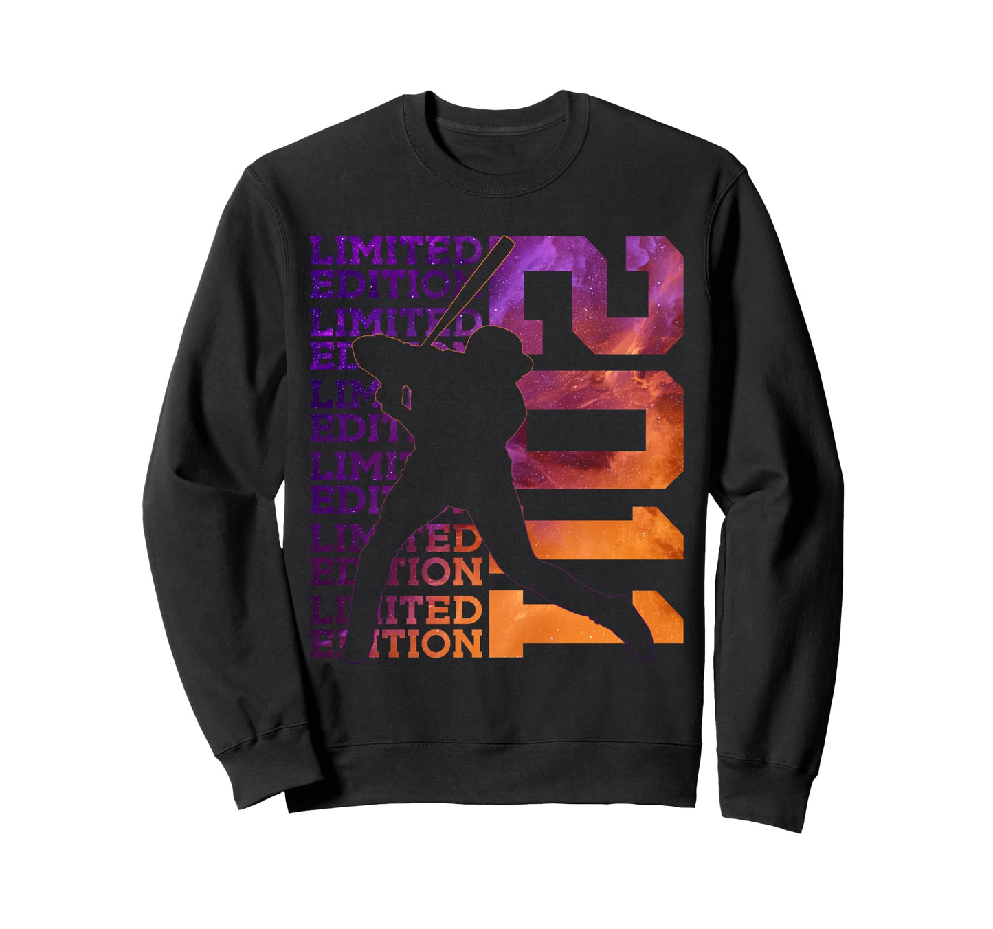 2011 Baseball 15Th Birthday Sweatshirt - Novelty Apparel for Adults - T-Shirt, Sweatshirt, Hoodie