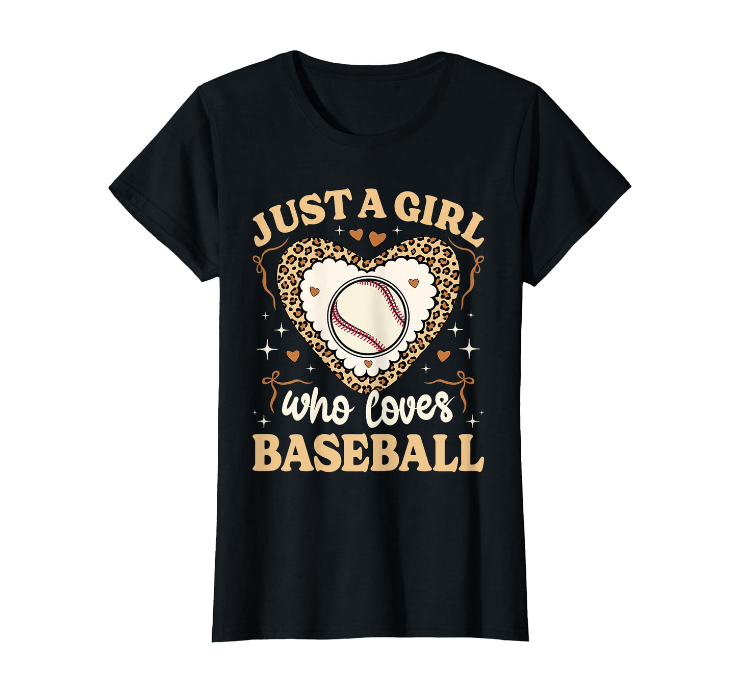 Just Who Loves Baseball Leopard T-Shirt - Minimalist Print for Adults - T-Shirt, Sweatshirt, Hoodie