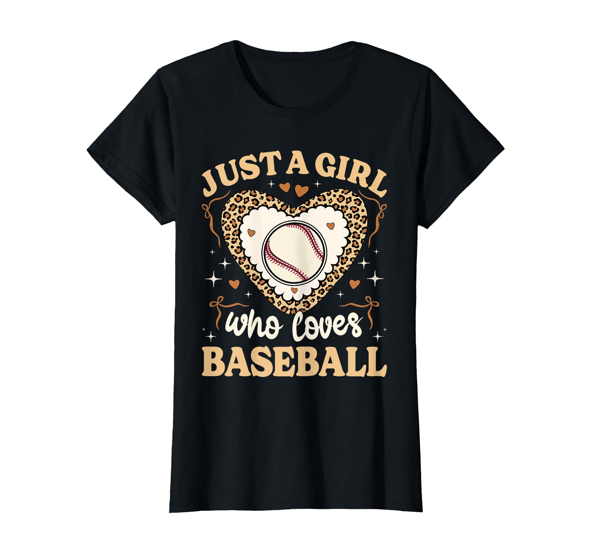 Just Who Loves Baseball Leopard T-Shirt - Minimalist Print for Adults - T-Shirt, Sweatshirt, Hoodie