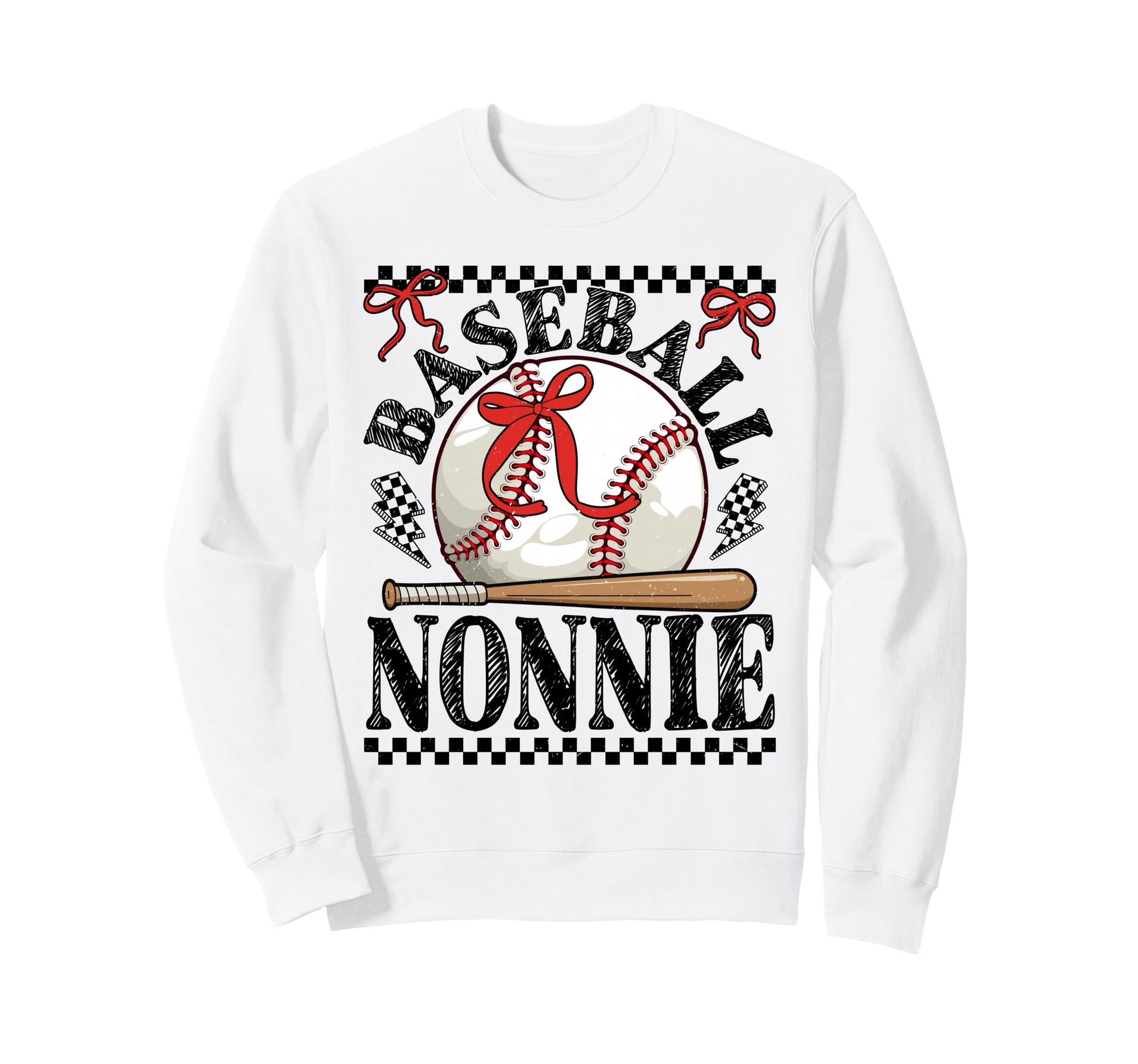 Baseball Nonnie Baseball Sweatshirt - Fun Novelty Design for Adults - T-Shirt, Sweatshirt, Hoodie