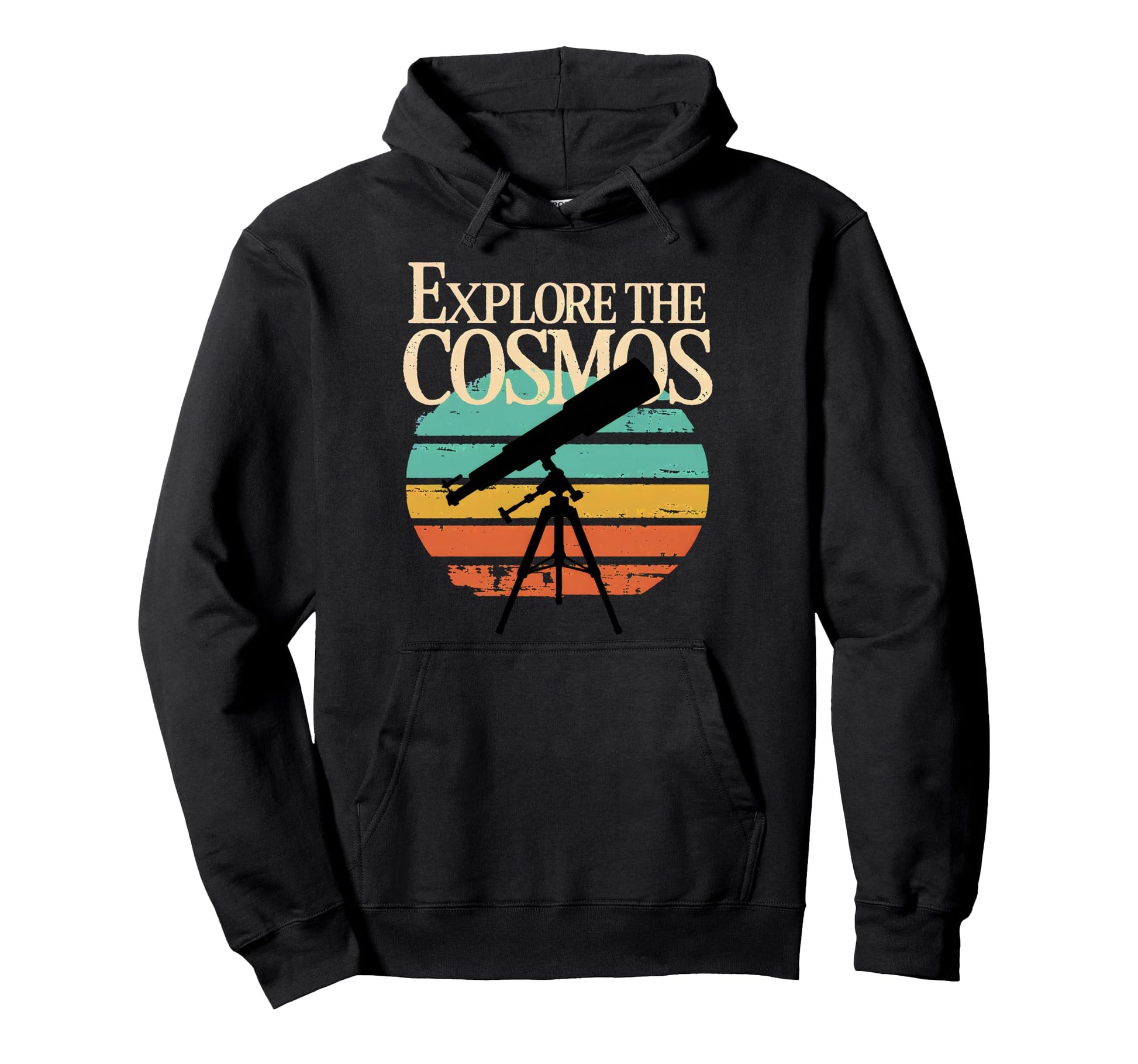 Explore Cosmos Telescope Astronomy Hoodie - Streetwear Style Unisex - T-Shirt, Sweatshirt, Hoodie