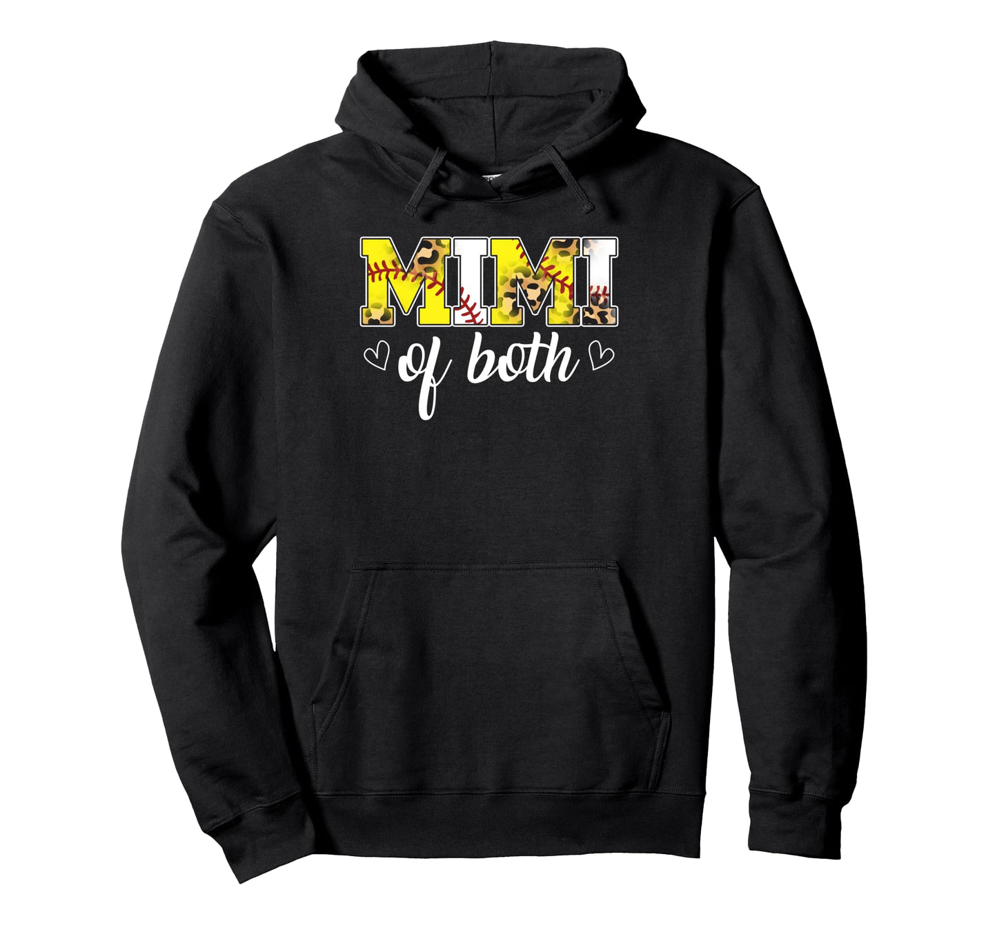 Mimi Both Leopard Game Day Baseball Hoodie - Aesthetic Graphic Men Women - T-Shirt, Sweatshirt, Hoodie