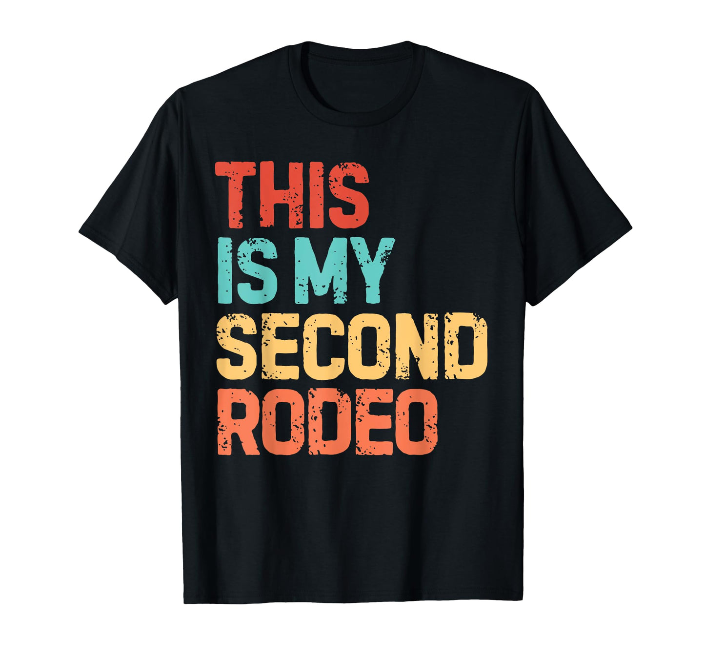 This Is My Second Rodeo Funny T-Shirt - Aesthetic Graphic for Adults - T-Shirt, Sweatshirt, Hoodie