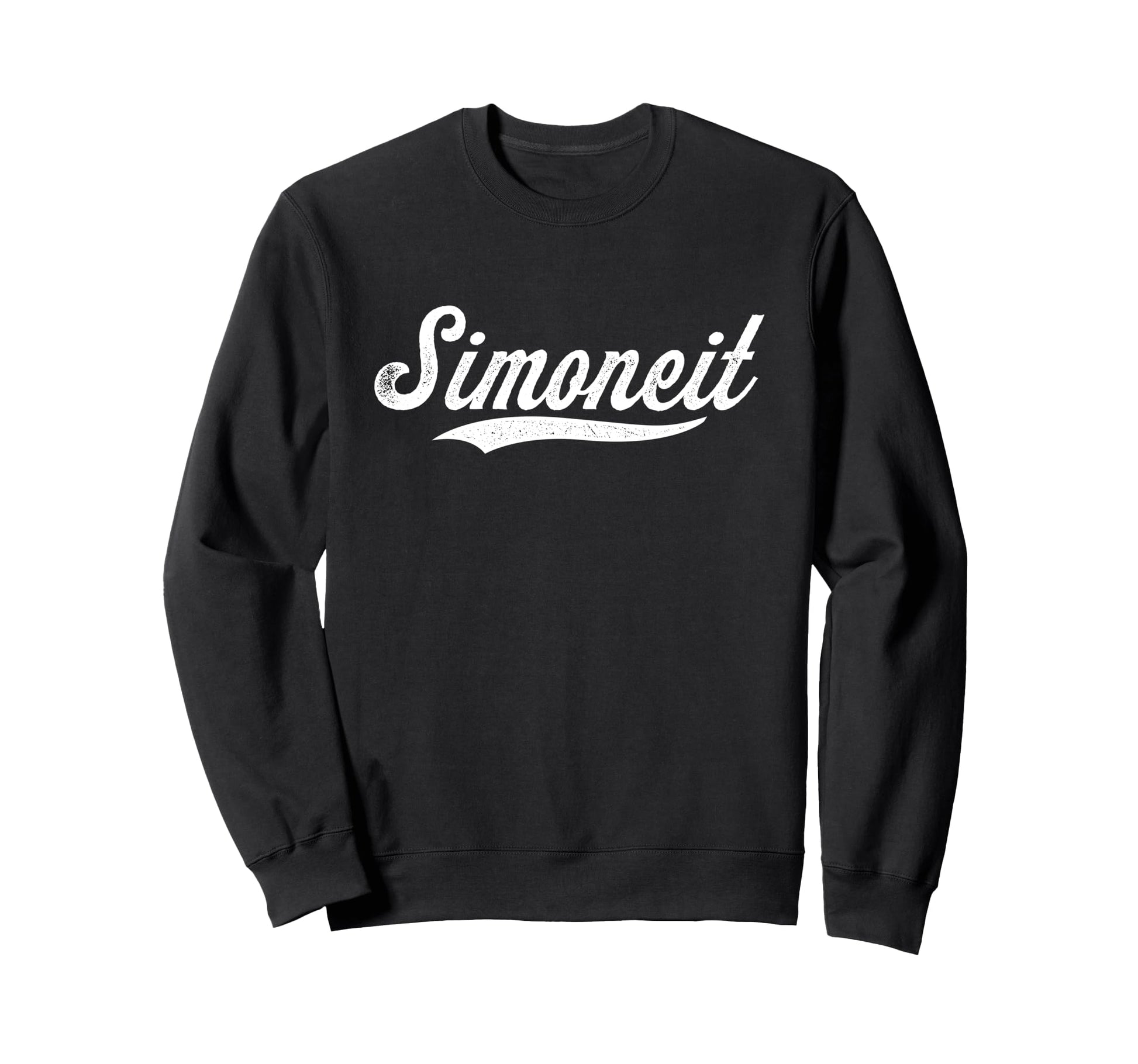 Distressed Script William Simoneit Sweatshirt - Novelty Apparel for Adults - T-Shirt, Sweatshirt, Hoodie