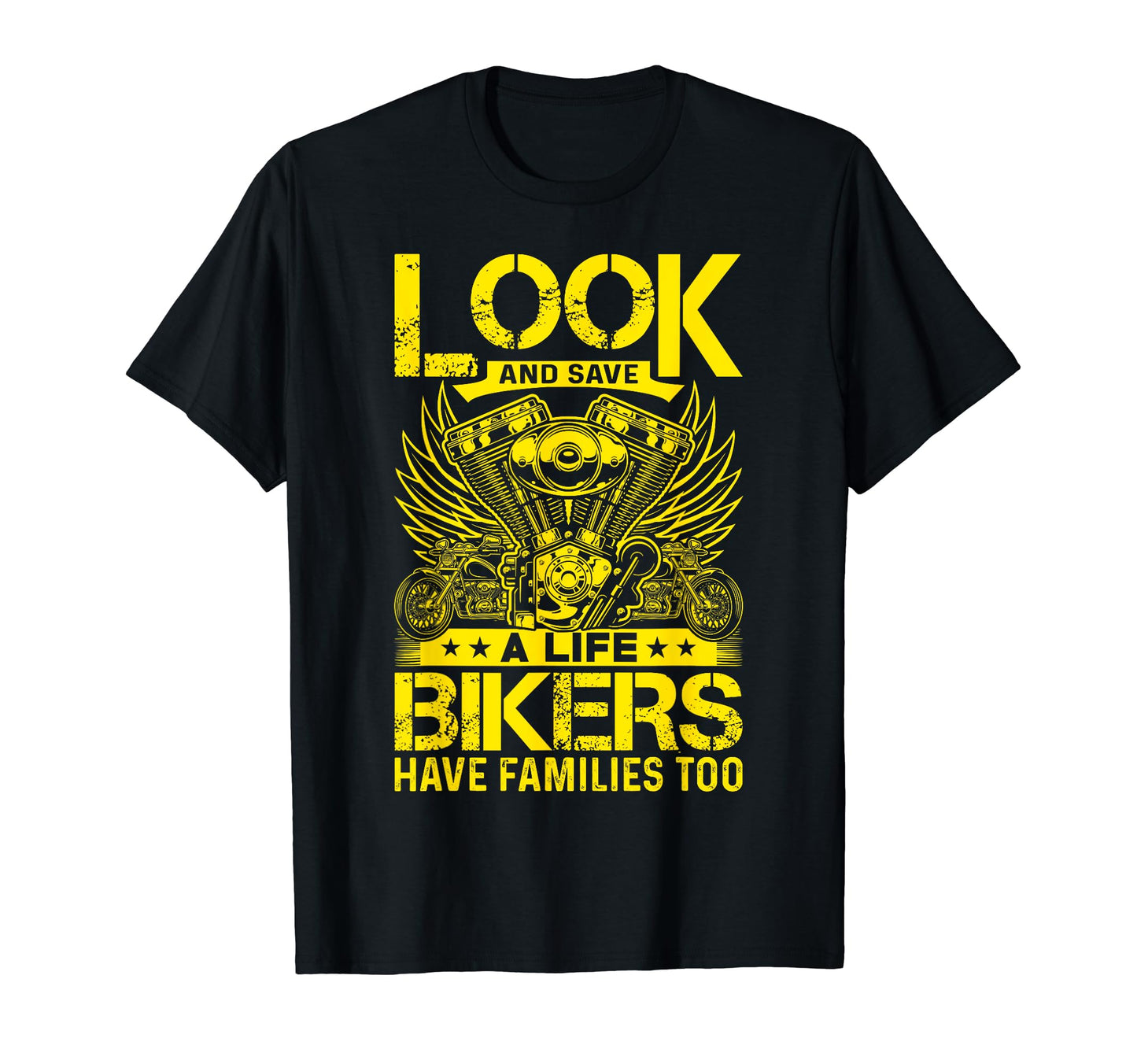 And Save Life Bikers Motorcycle Biker T-Shirt - Custom Art Print for Adults - T-Shirt, Sweatshirt, Hoodie