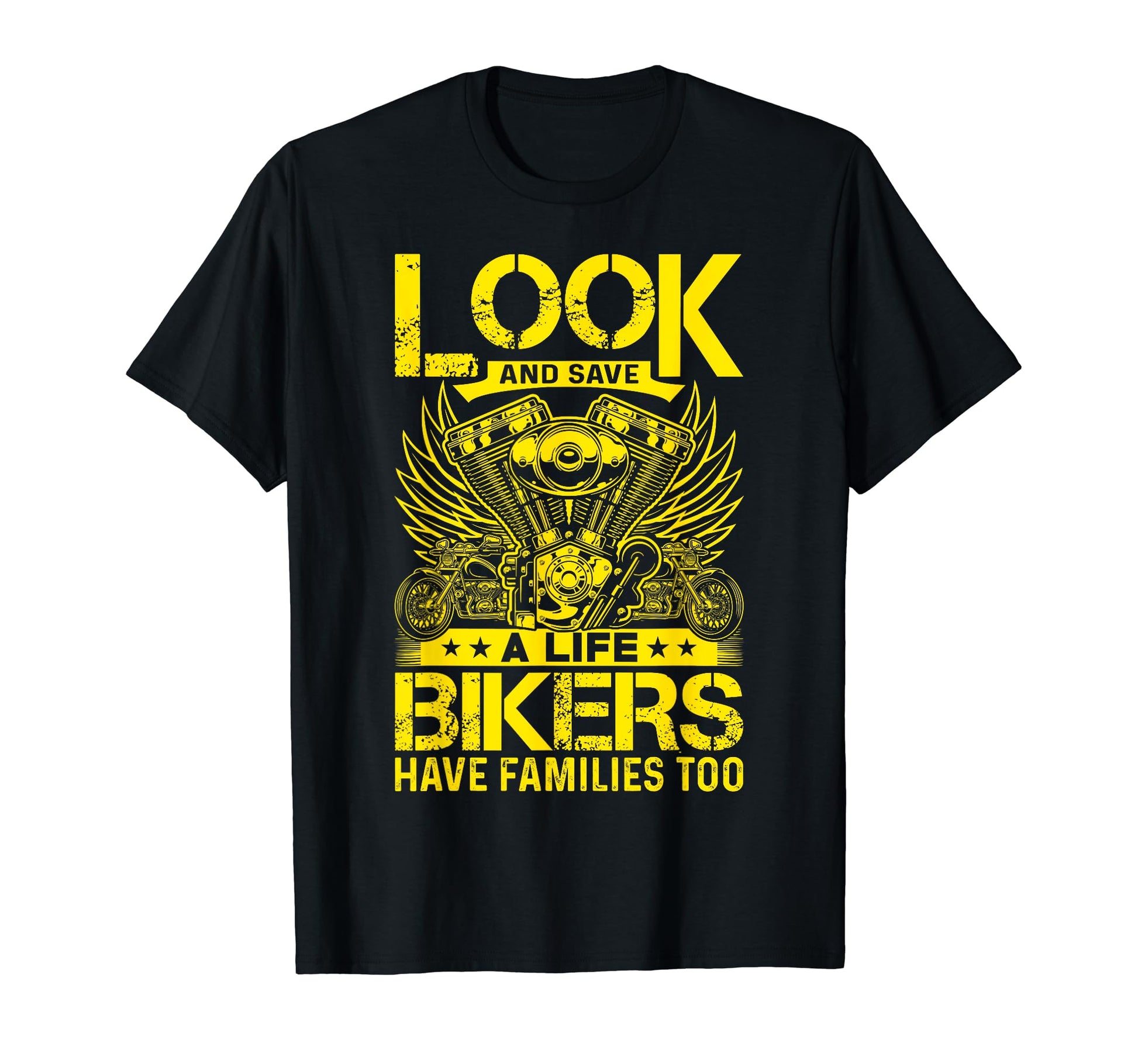 And Save Life Bikers Motorcycle Biker T-Shirt - Custom Art Print for Adults - T-Shirt, Sweatshirt, Hoodie