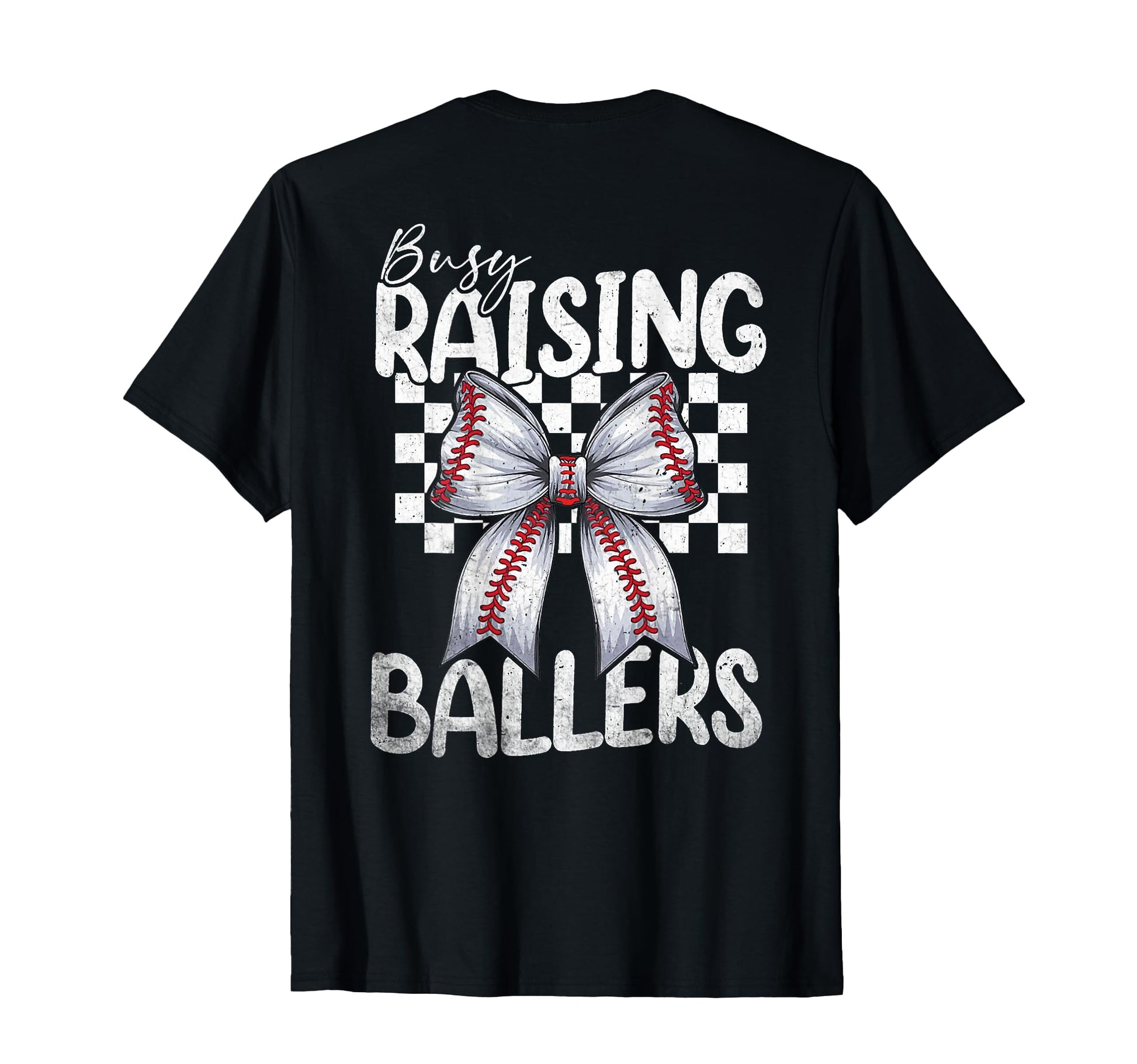 Busy Raising Ballers Baseball Mom T-Shirt - Trendy Graphic Men Women - T-Shirt, Sweatshirt, Hoodie