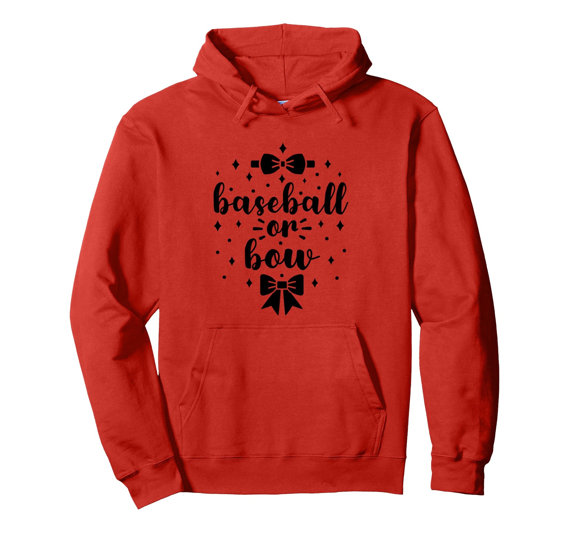 Baseball Or Bow Gender Reveal Hoodie - Casual Everyday Wear for Adults - T-Shirt, Sweatshirt, Hoodie