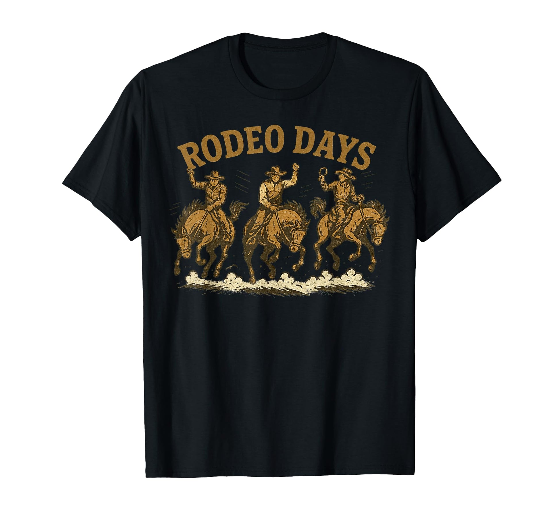Rodeo Days Cowboys Western T-Shirt - Unique Graphic Men Women - T-Shirt, Sweatshirt, Hoodie