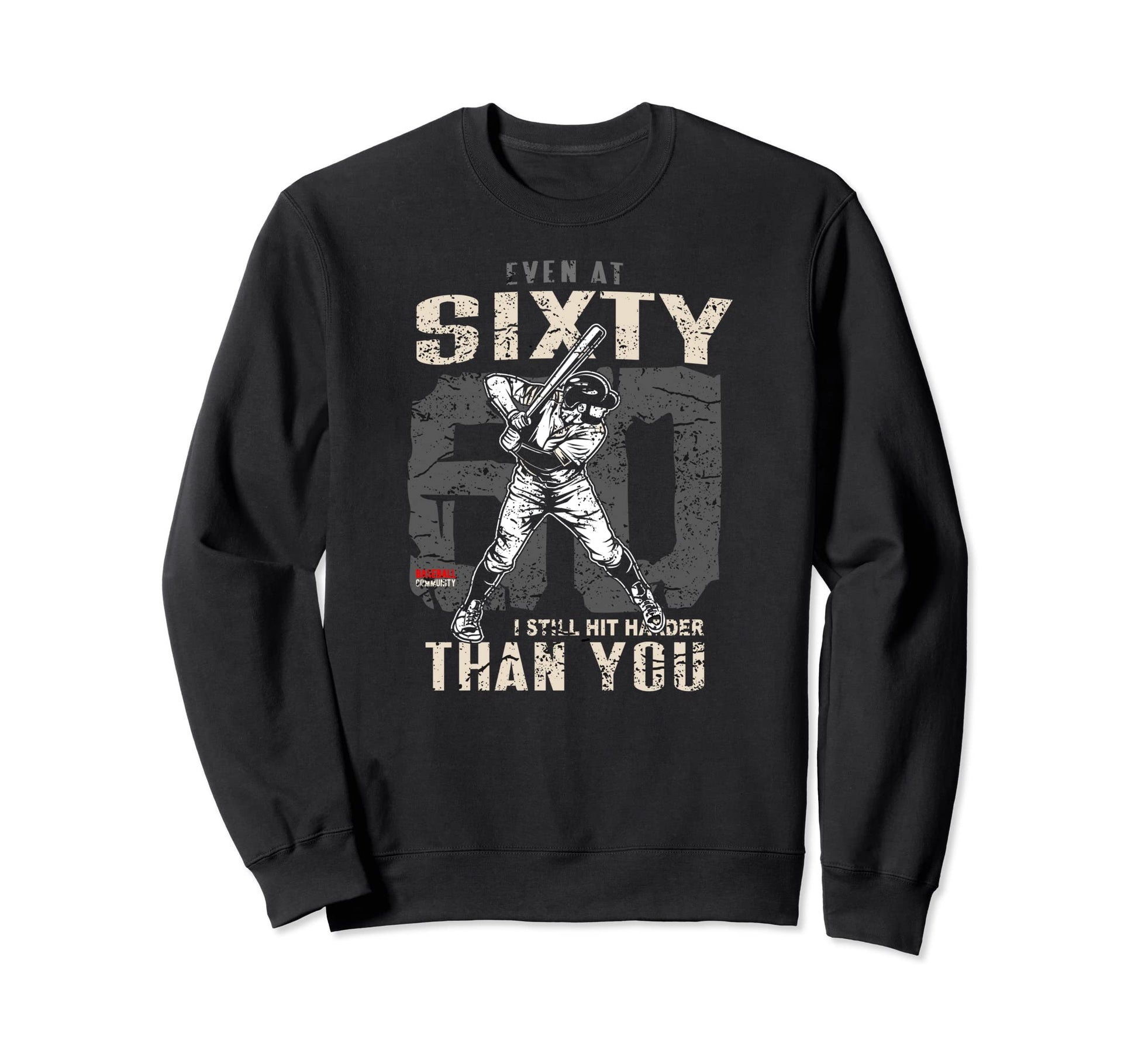 60Th Birthday 60 Years Baseball Sweatshirt - Minimalist Print Men Women - T-Shirt, Sweatshirt, Hoodie
