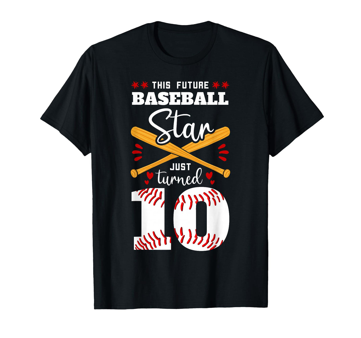This Future Baseball Star Just T-Shirt - Aesthetic Graphic for Adults - T-Shirt, Sweatshirt, Hoodie