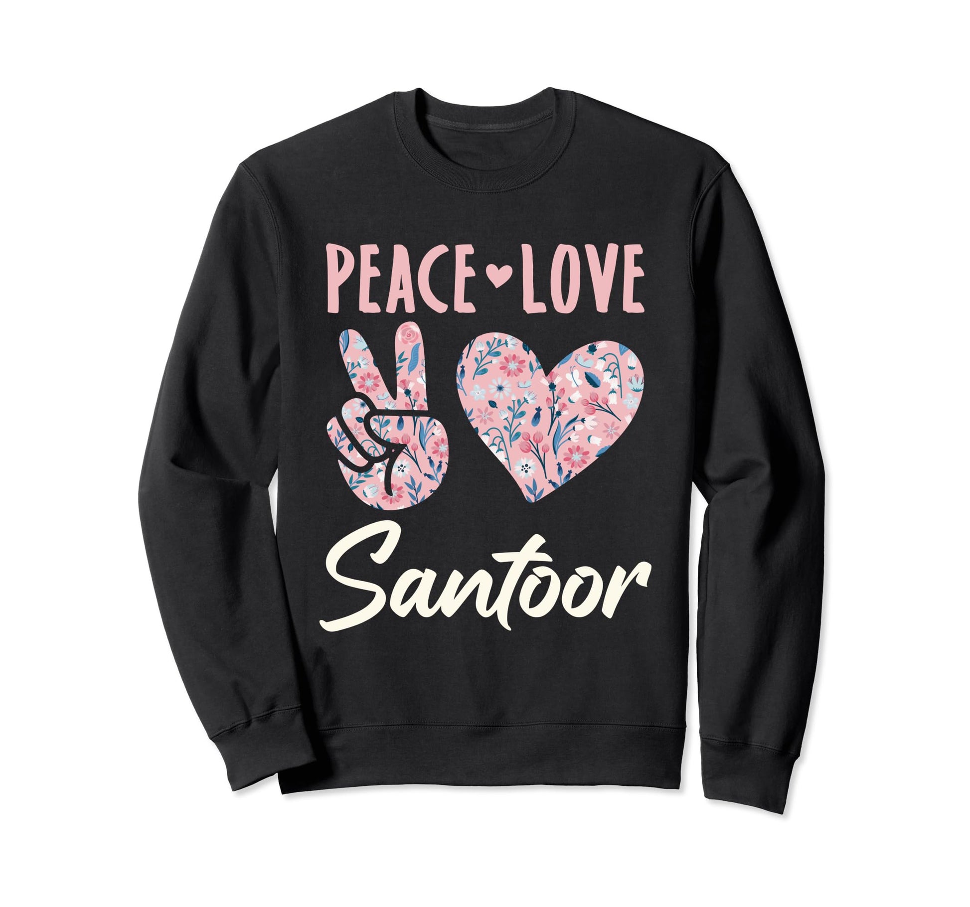 Peace Love Santoor Persian Sweatshirt - Unique Graphic for Adults - T-Shirt, Sweatshirt, Hoodie