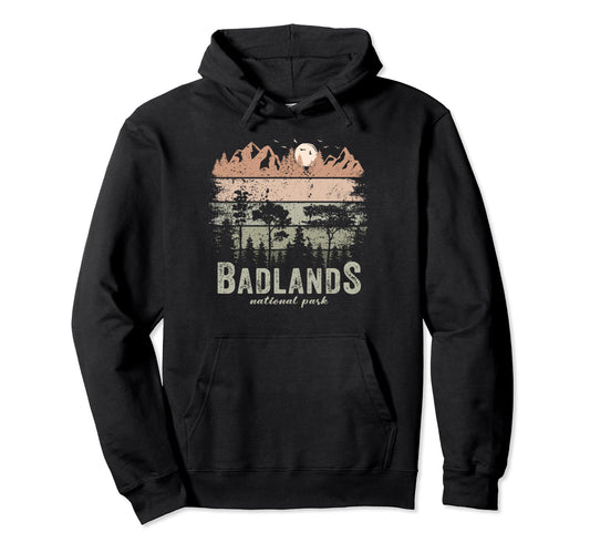 Badlands National Park Us Badlands Hoodie - Trendy Graphic Unisex - T-Shirt, Sweatshirt, Hoodie