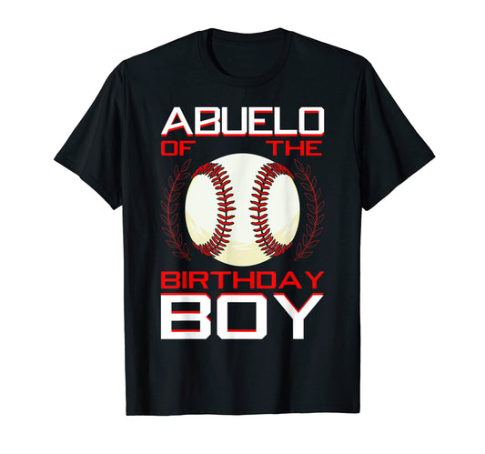 Abuelo Birthday Baseball Theme Bday T-Shirt - Trendy Graphic for Adults - T-Shirt, Sweatshirt, Hoodie