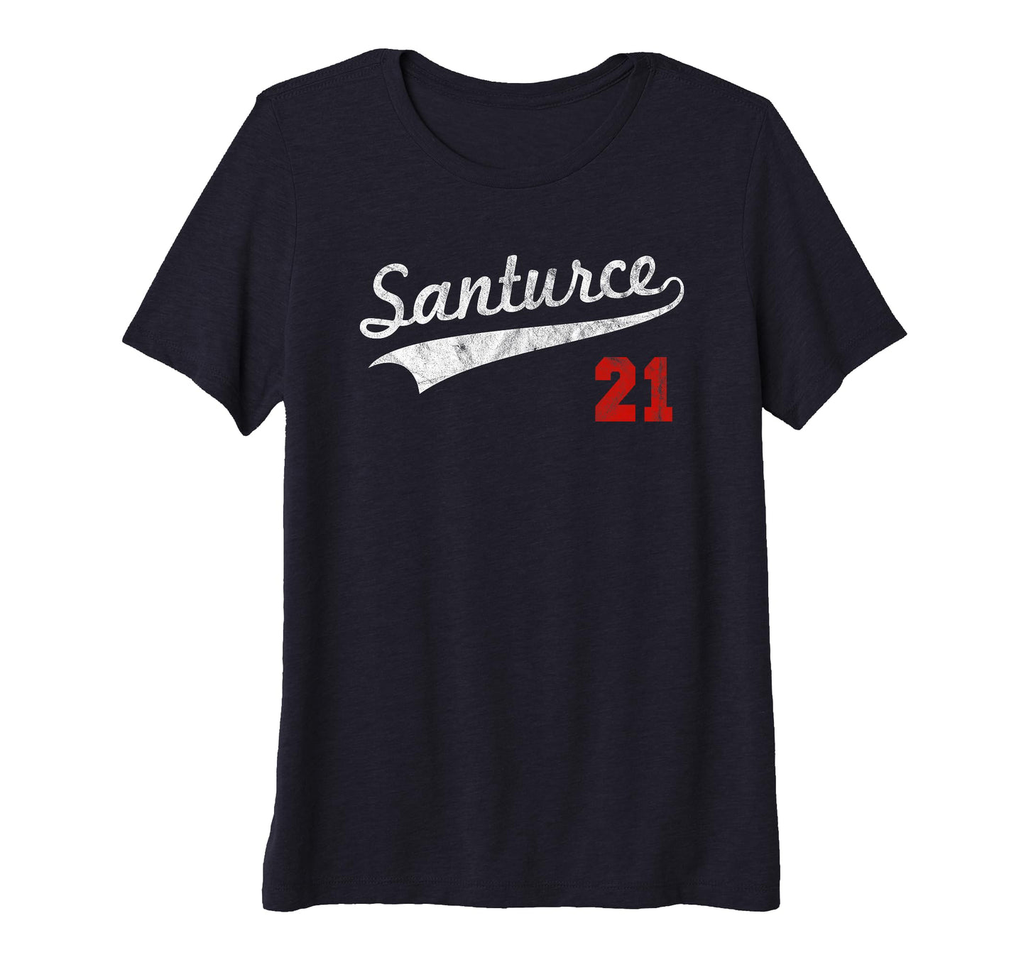 Distressed Santurce 21 Puerto Rico T-Shirt - Custom Art Print Men Women - T-Shirt, Sweatshirt, Hoodie