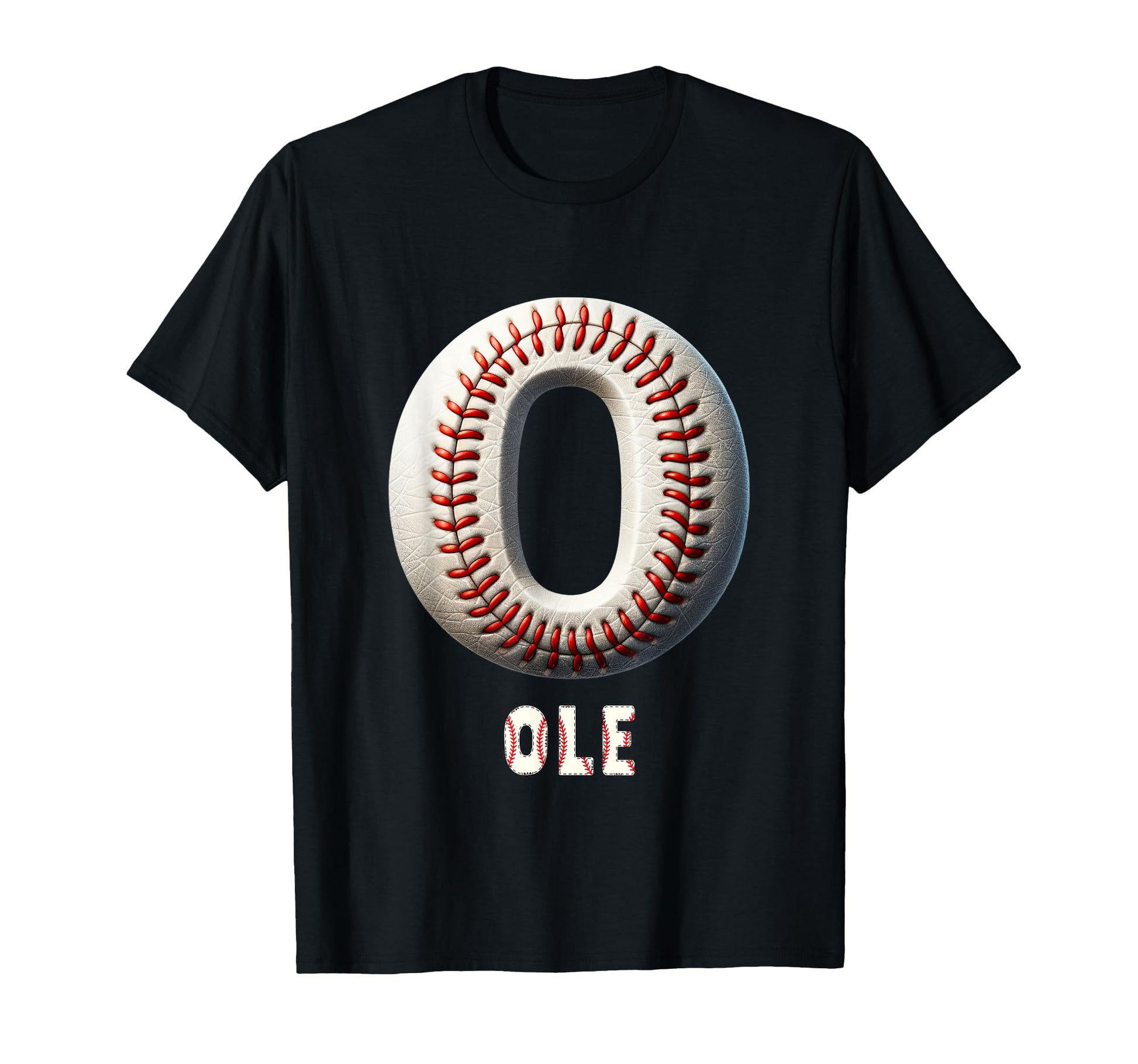 Baseball Home Run Janno Initial T-Shirt - Minimalist Print Men Women - T-Shirt, Sweatshirt, Hoodie