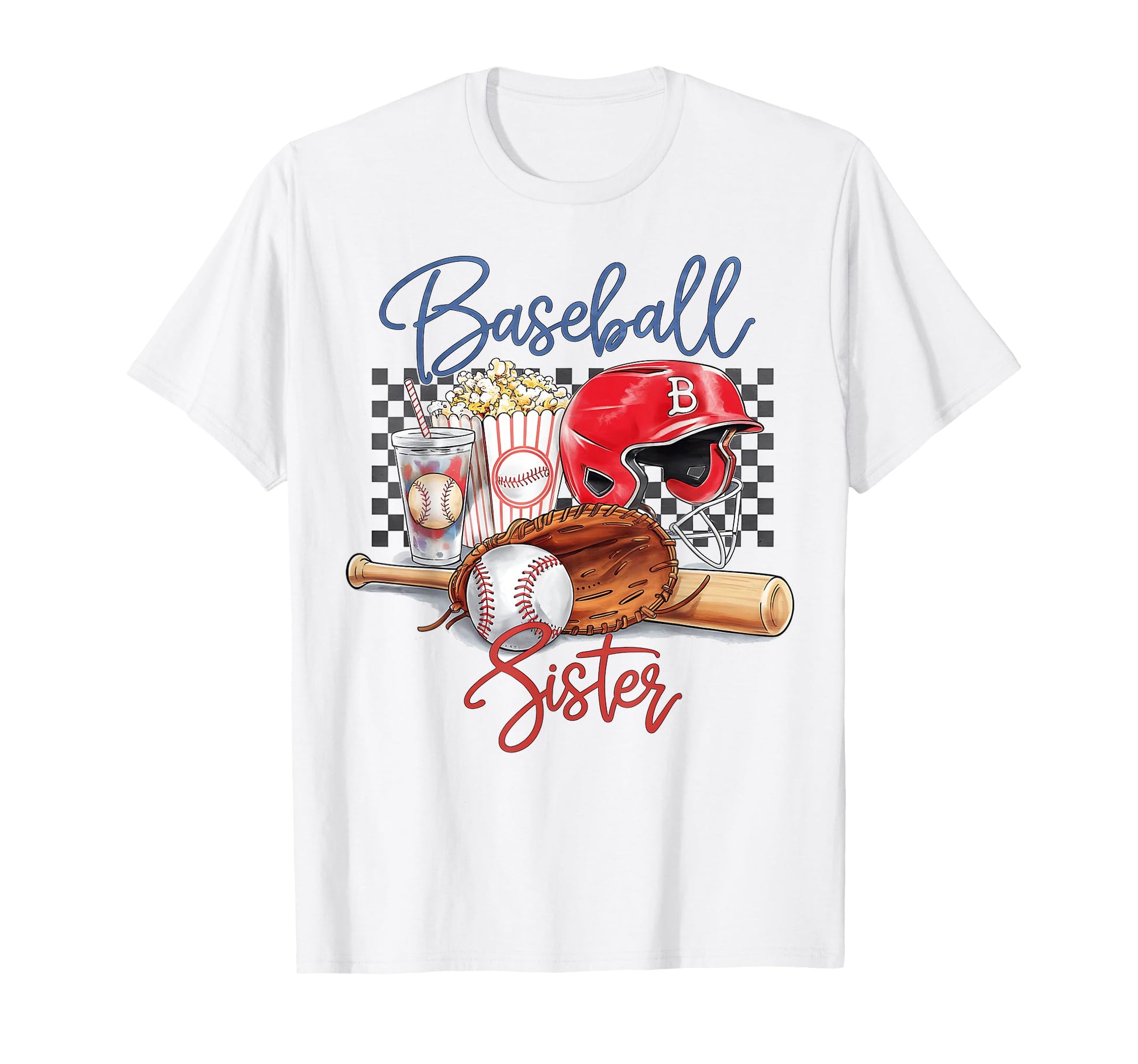 Baseball Sister Coquette Bow Mothers T-Shirt - Novelty Apparel Men Women - T-Shirt, Sweatshirt, Hoodie