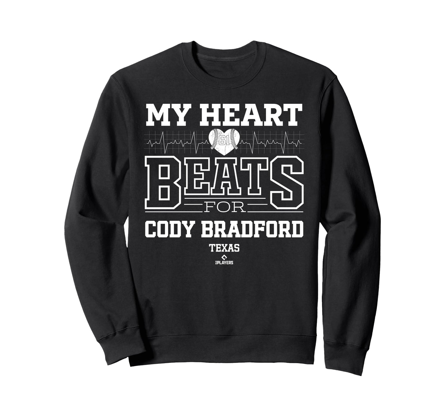 My Heart Beats Cody Bradford Texas Sweatshirt - Custom Art Print Unisex - T-Shirt, Sweatshirt, Hoodie