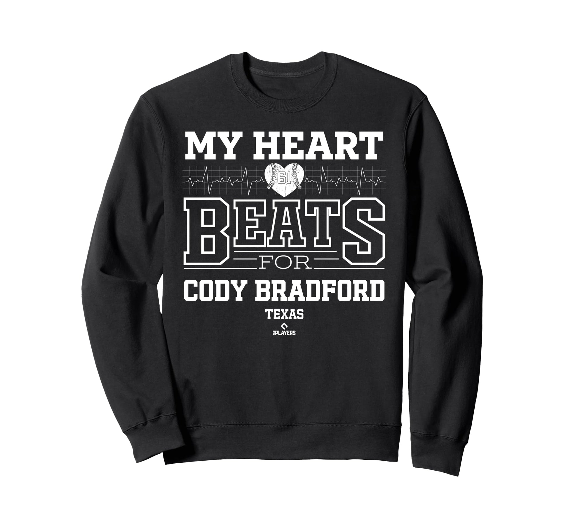 My Heart Beats Cody Bradford Texas Sweatshirt - Custom Art Print Unisex - T-Shirt, Sweatshirt, Hoodie