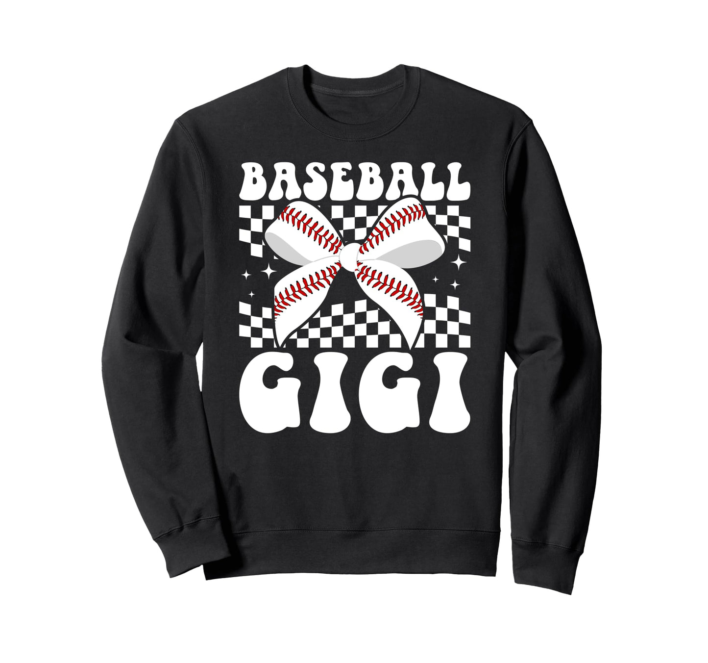 Baseball Gigi Coquette Gigi Baseball Sweatshirt - Graphic Print for Adults - T-Shirt, Sweatshirt, Hoodie