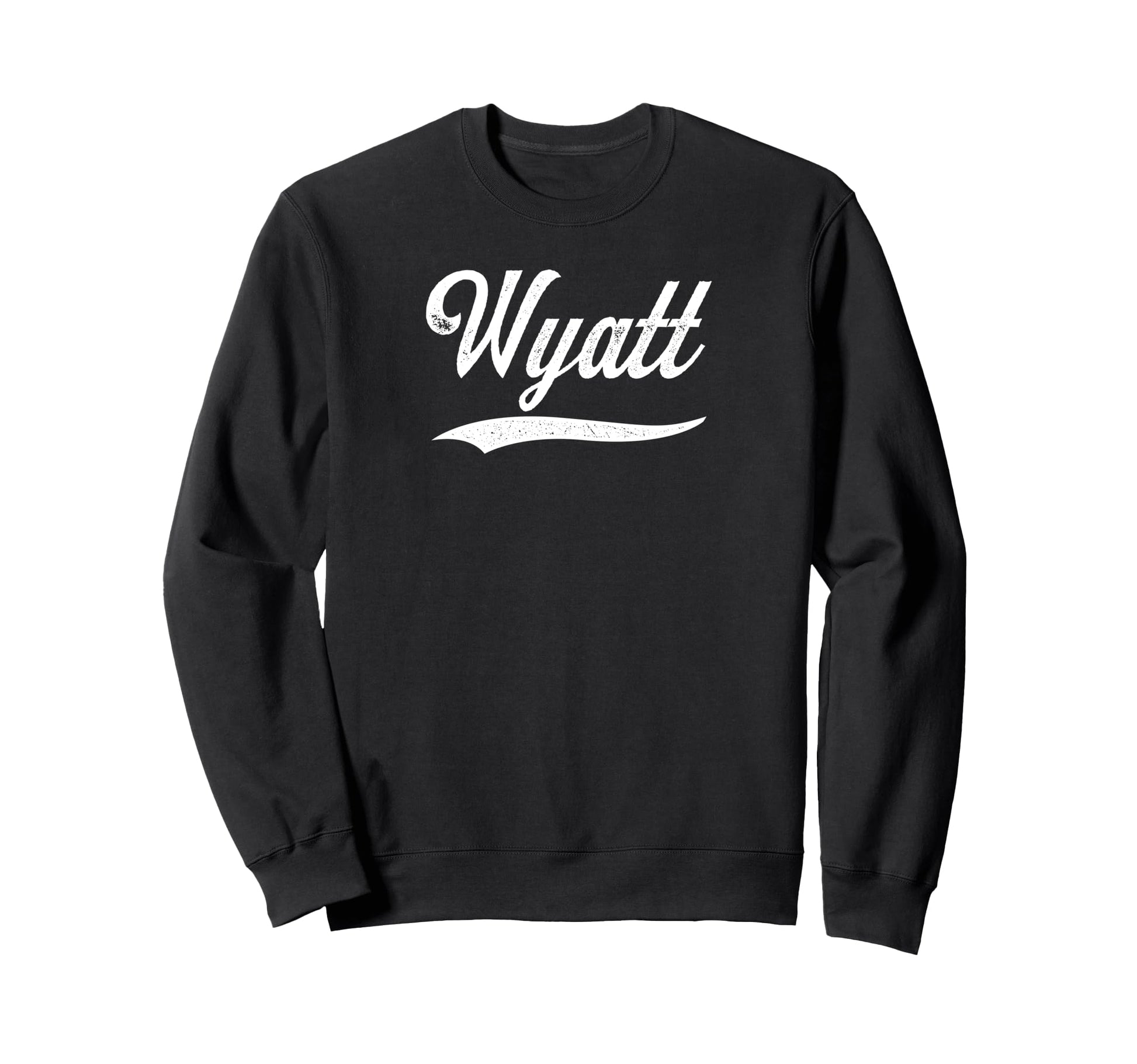 Distressed Script Logan Wyatt Sweatshirt - Unique Graphic Men Women - T-Shirt, Sweatshirt, Hoodie