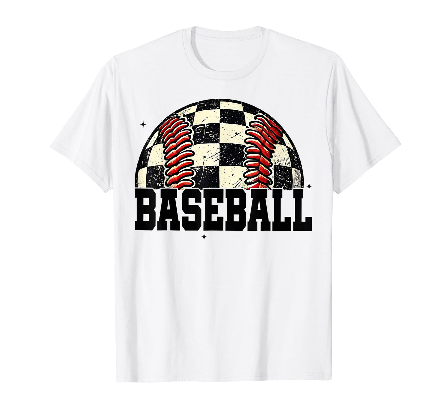 Checkered Baseball Mom Funny Mothers T-Shirt - Aesthetic Graphic Men Women - T-Shirt, Sweatshirt, Hoodie