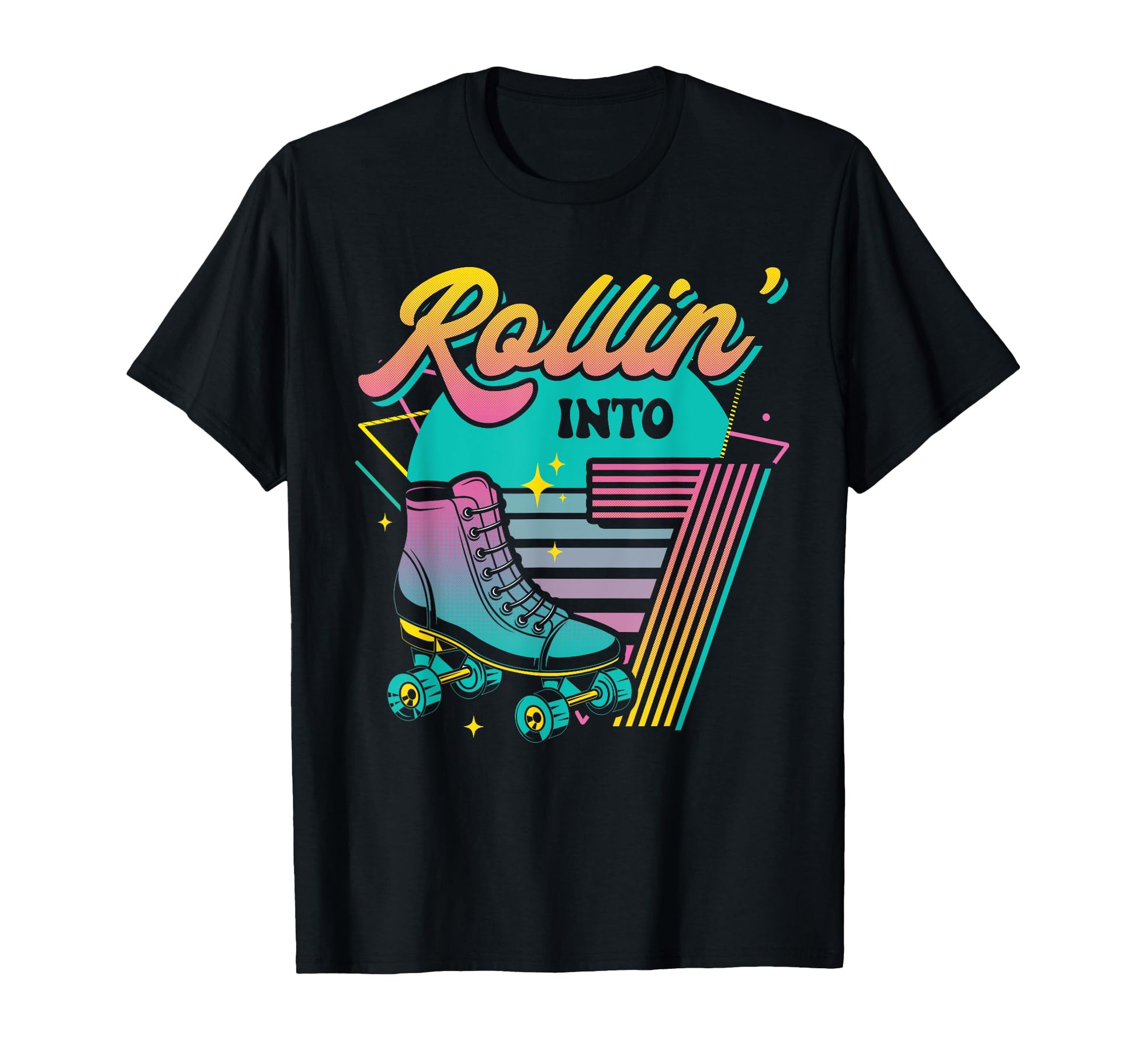 Roller Skate 7Th Birthday Party Rolling T-Shirt - Unique Graphic Men Women - T-Shirt, Sweatshirt, Hoodie