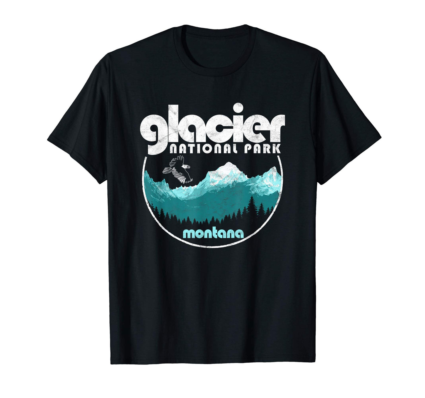 Glacier National Park Montana Nature T-Shirt - Casual Everyday Wear Unisex - T-Shirt, Sweatshirt, Hoodie