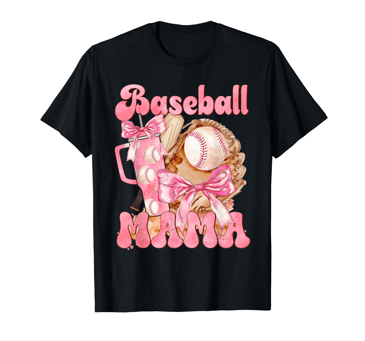 Boujee Baseball Mama Baseball T-Shirt - Custom Art Print Men Women - T-Shirt, Sweatshirt, Hoodie
