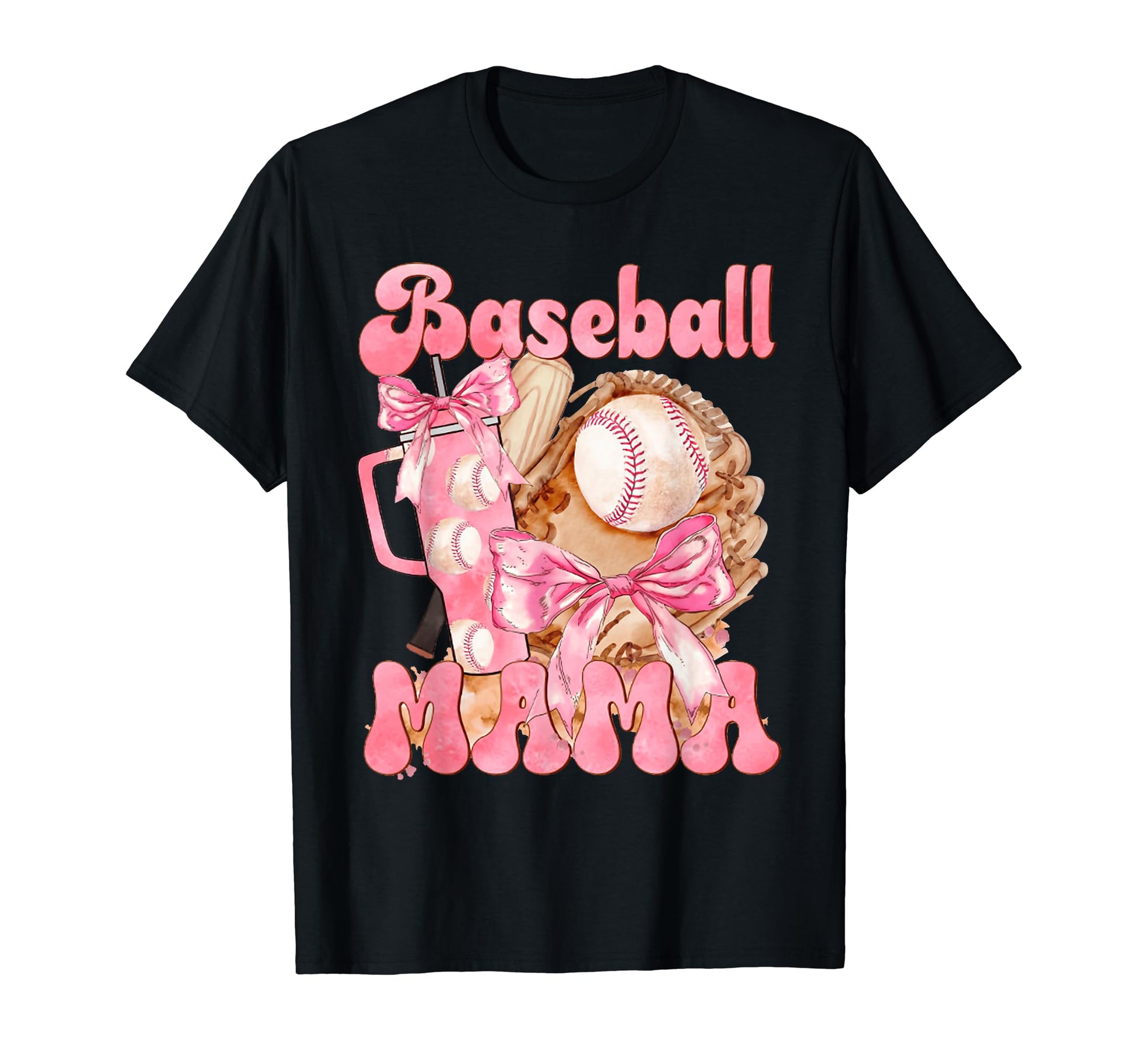 Boujee Baseball Mama Baseball T-Shirt - Custom Art Print Men Women - T-Shirt, Sweatshirt, Hoodie
