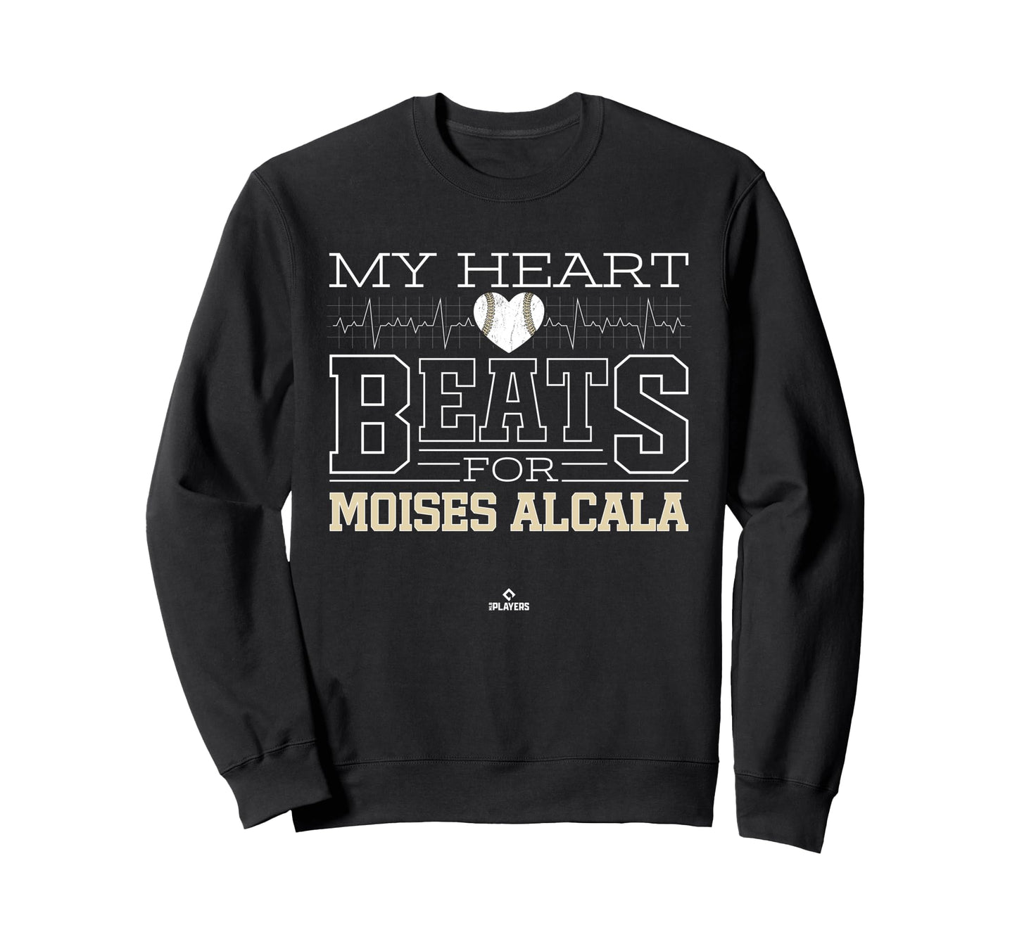 My Heart Beats Moises Alcala Sweatshirt - Casual Everyday Wear Unisex - T-Shirt, Sweatshirt, Hoodie
