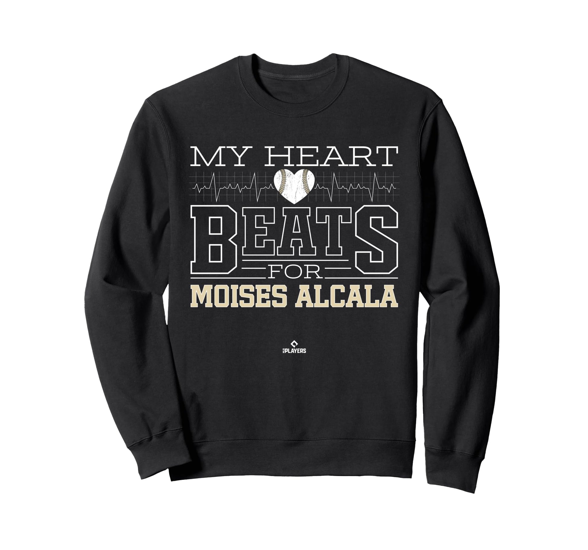 My Heart Beats Moises Alcala Sweatshirt - Casual Everyday Wear Unisex - T-Shirt, Sweatshirt, Hoodie
