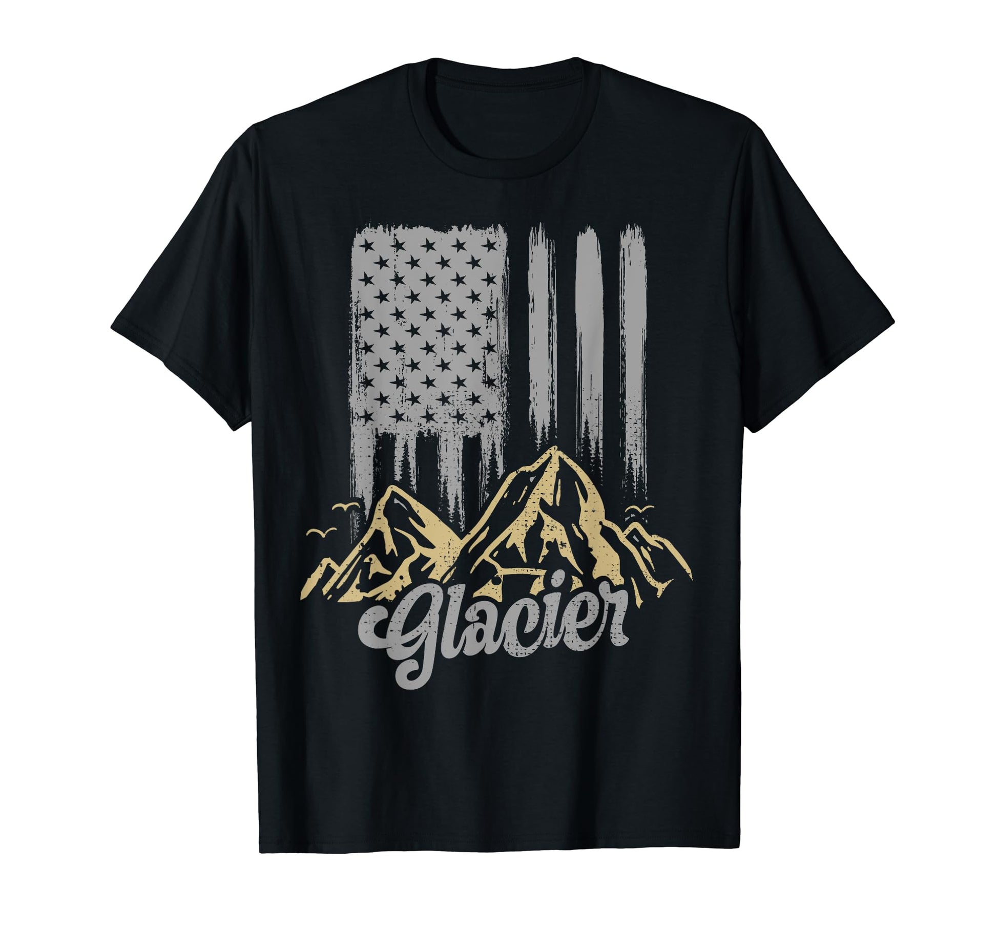 Glacier National Park Us Glacier T-Shirt - Minimalist Print Men Women - T-Shirt, Sweatshirt, Hoodie